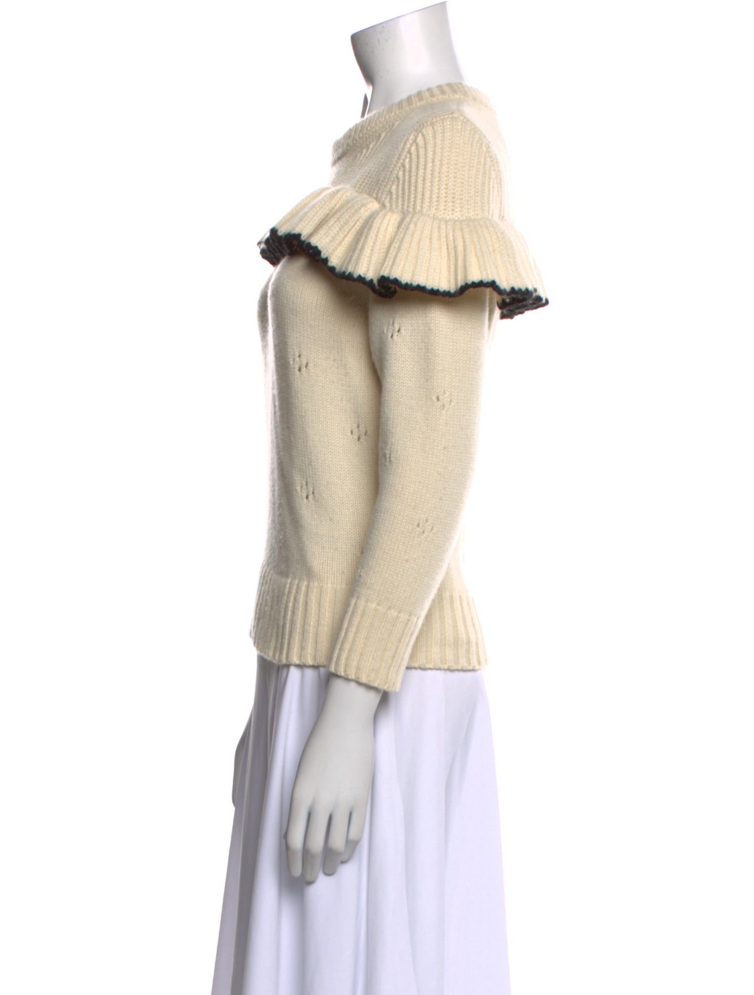 Alexander McQueen Cashmere Crew Neck Sweater