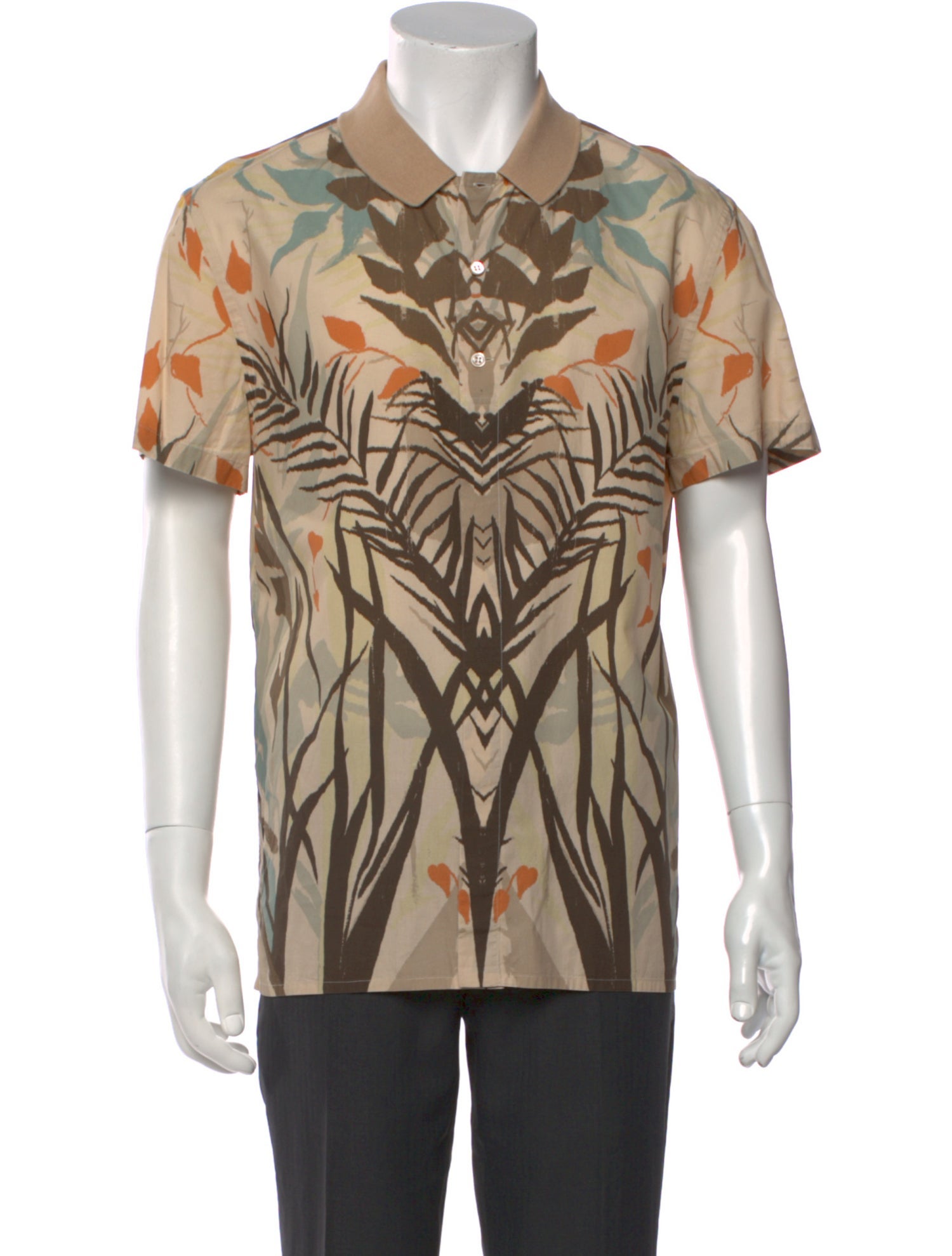 Alexander McQueen Printed Short Sleeve Shirt