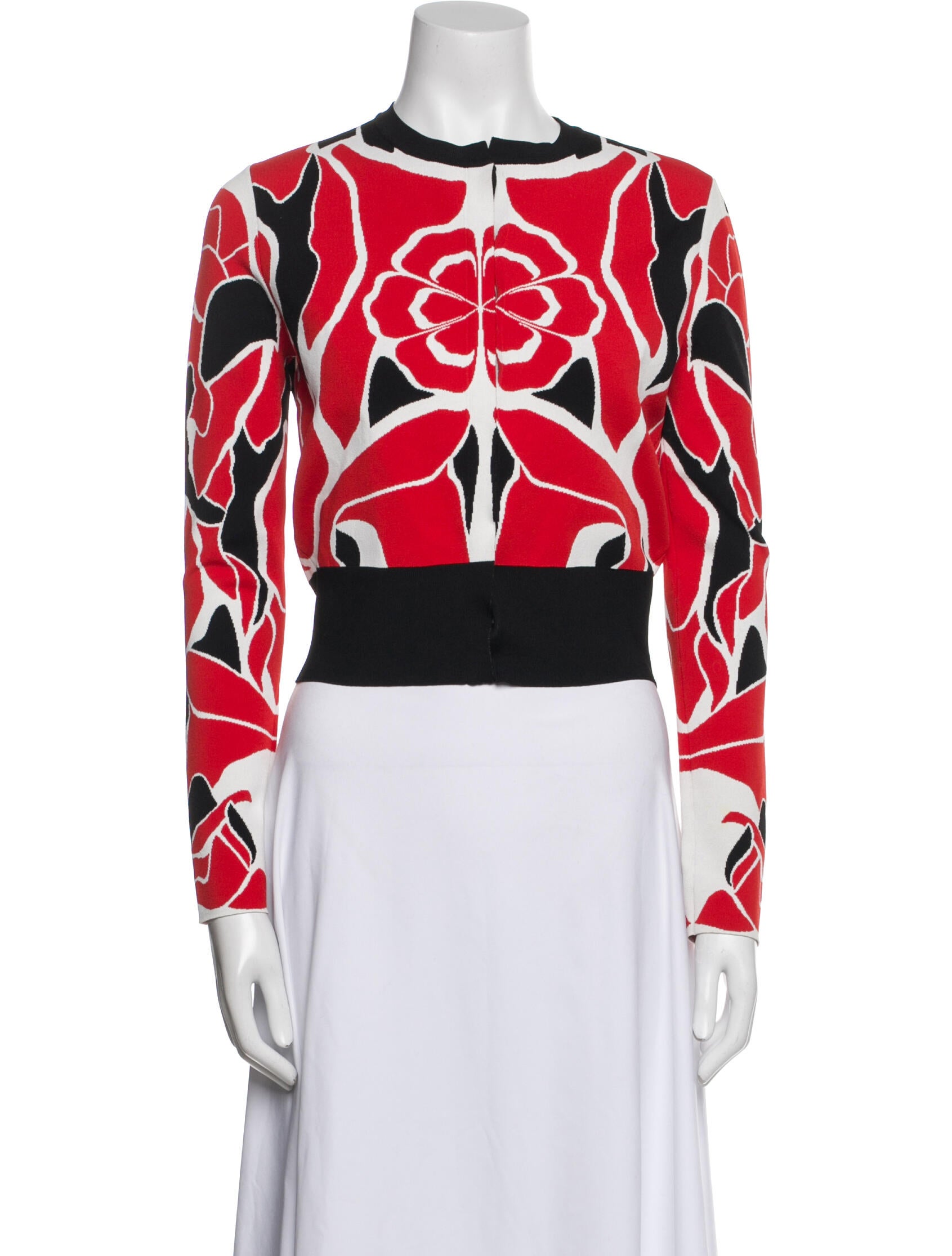 Alexander McQueen Printed Crew Neck Sweatshirt