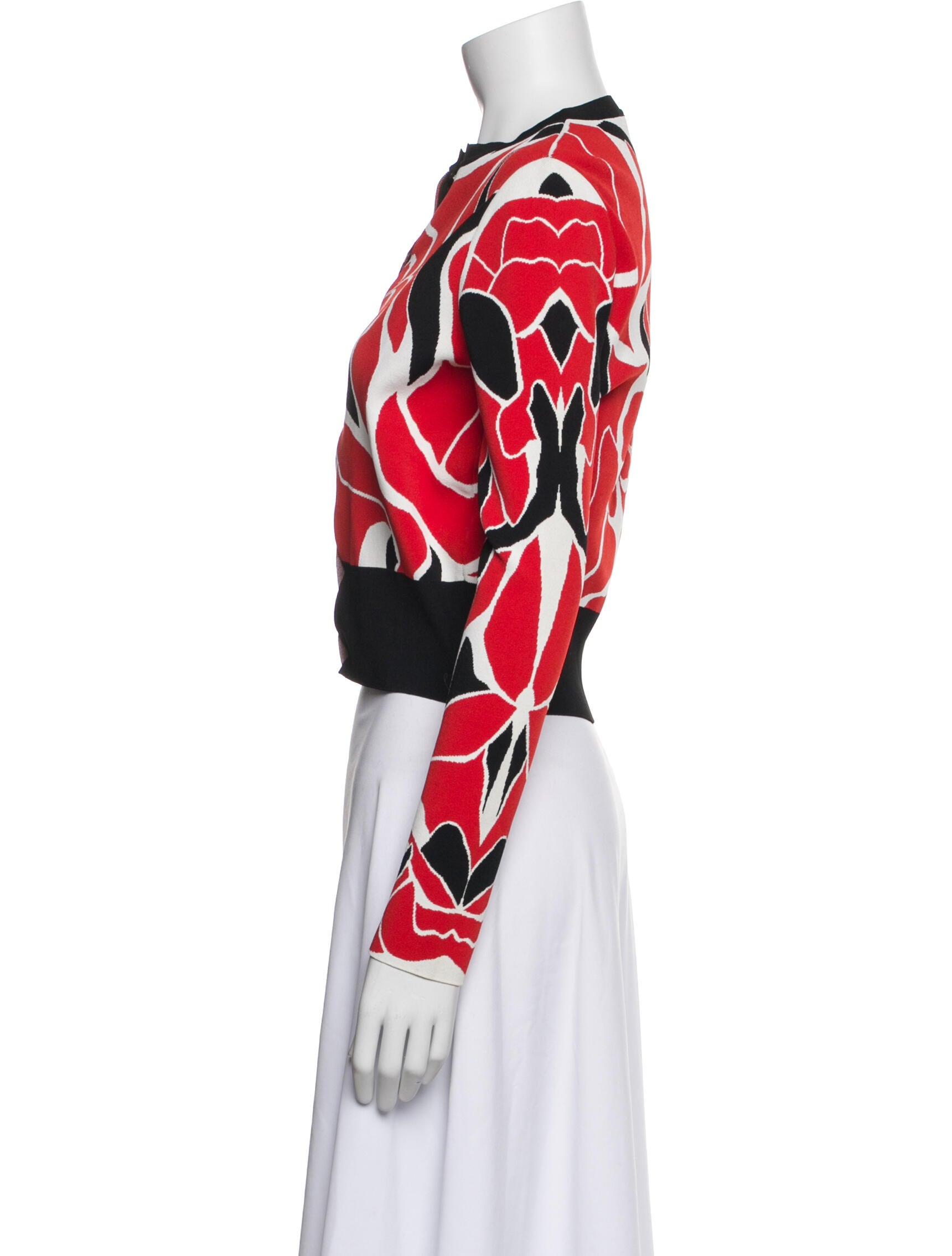 Alexander McQueen Printed Crew Neck Sweatshirt