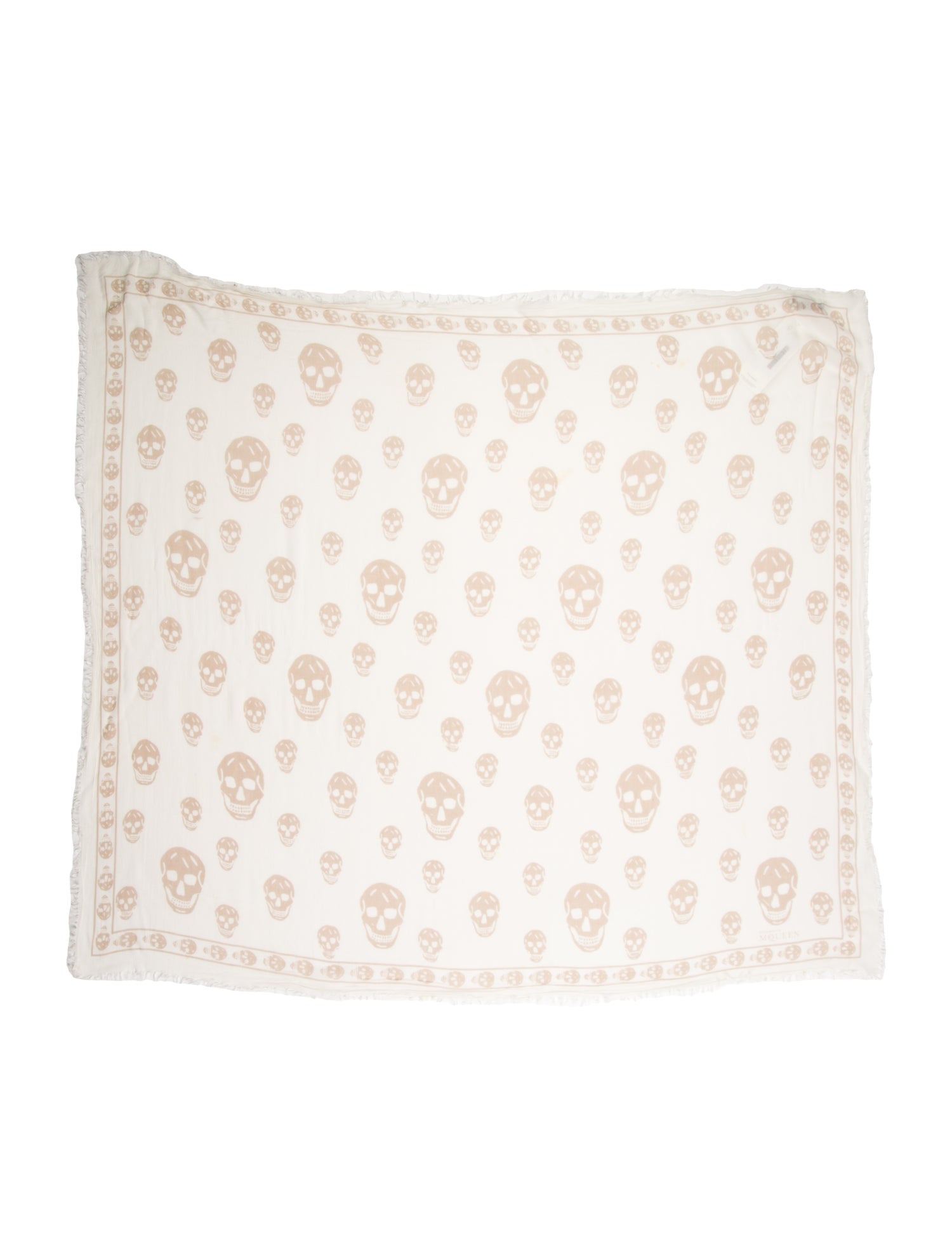 Alexander McQueen Silk Printed Scarf