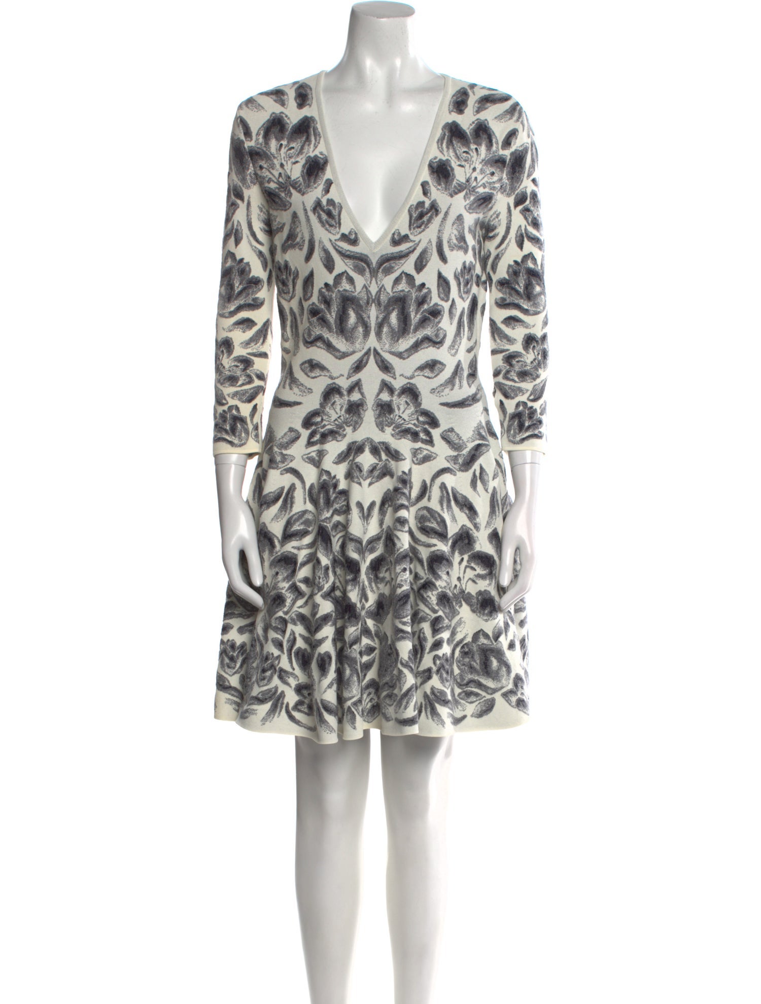 Alexander McQueen Printed Mini Dress
