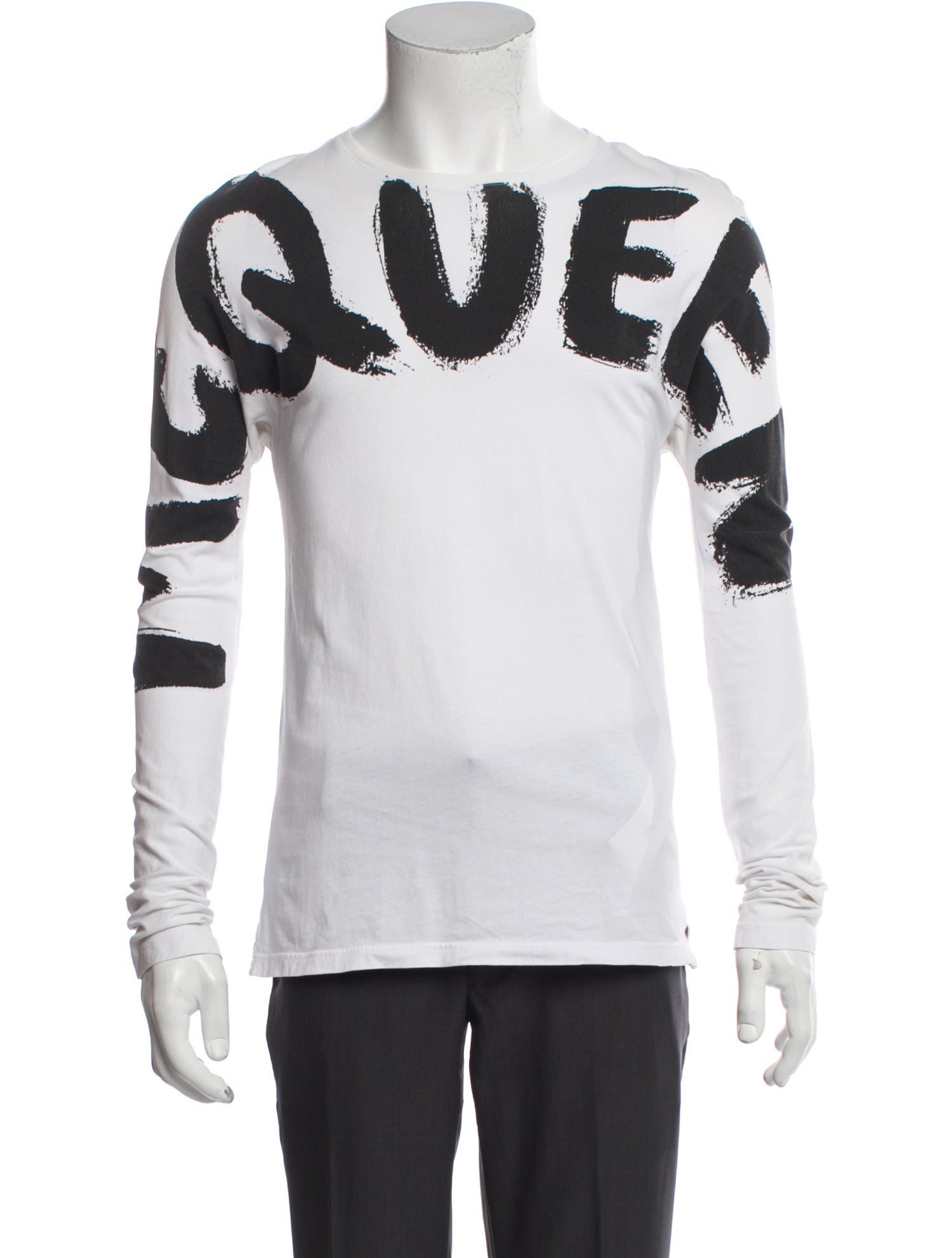 Alexander McQueen Graphic Print Crew Neck T-Shirt