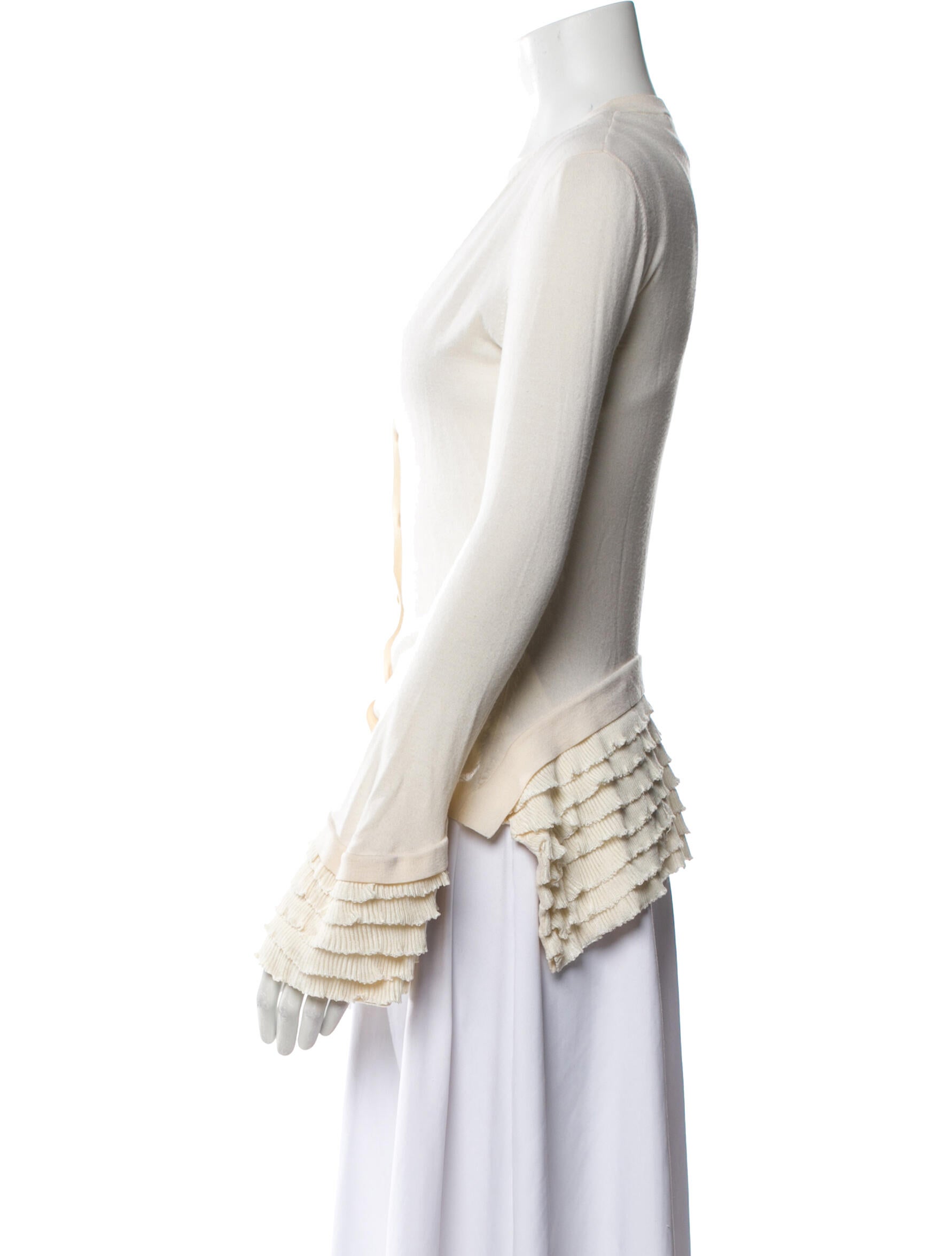 Alexander McQueen Wool V-Neck Sweater