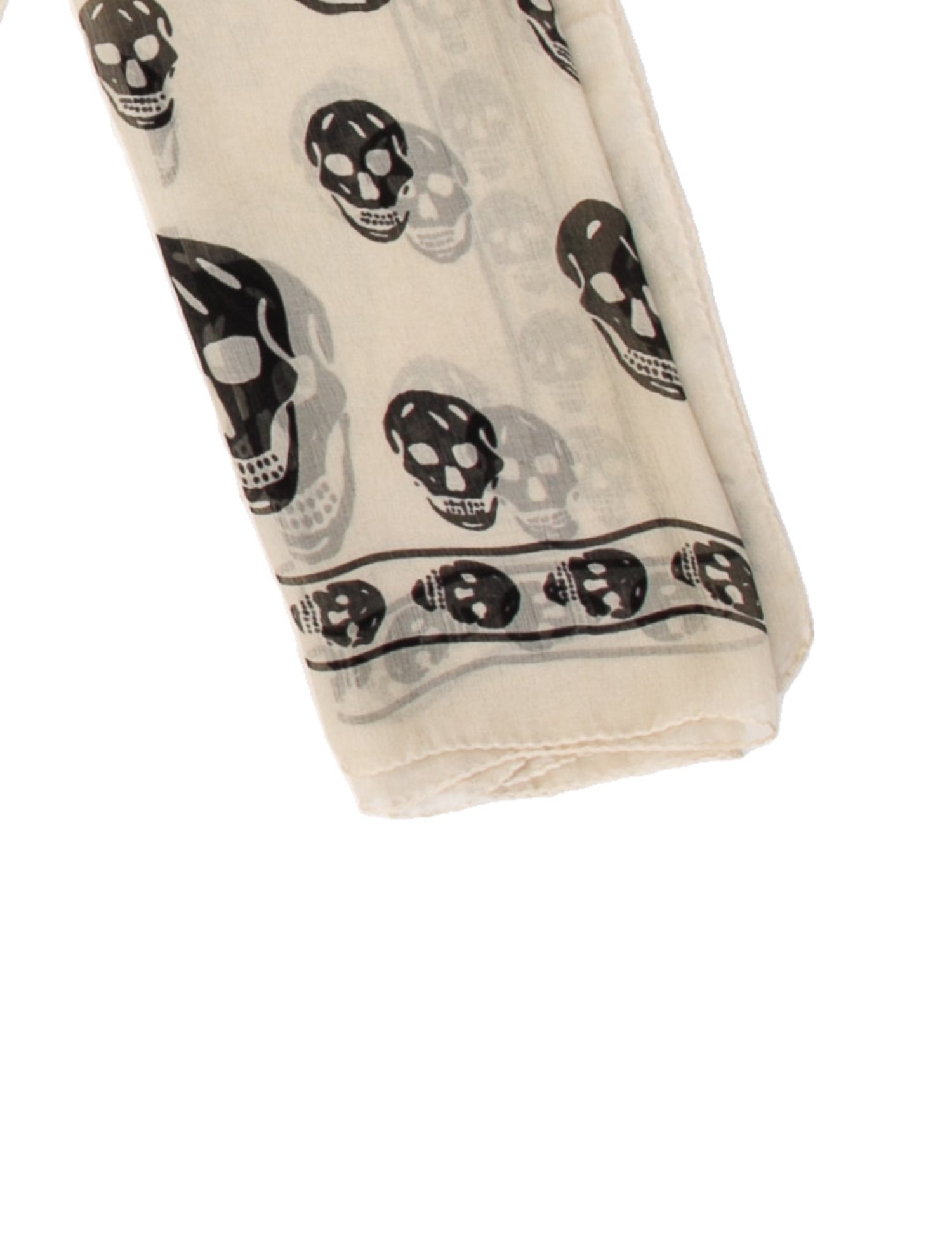 Alexander McQueen Silk Skull Scarf