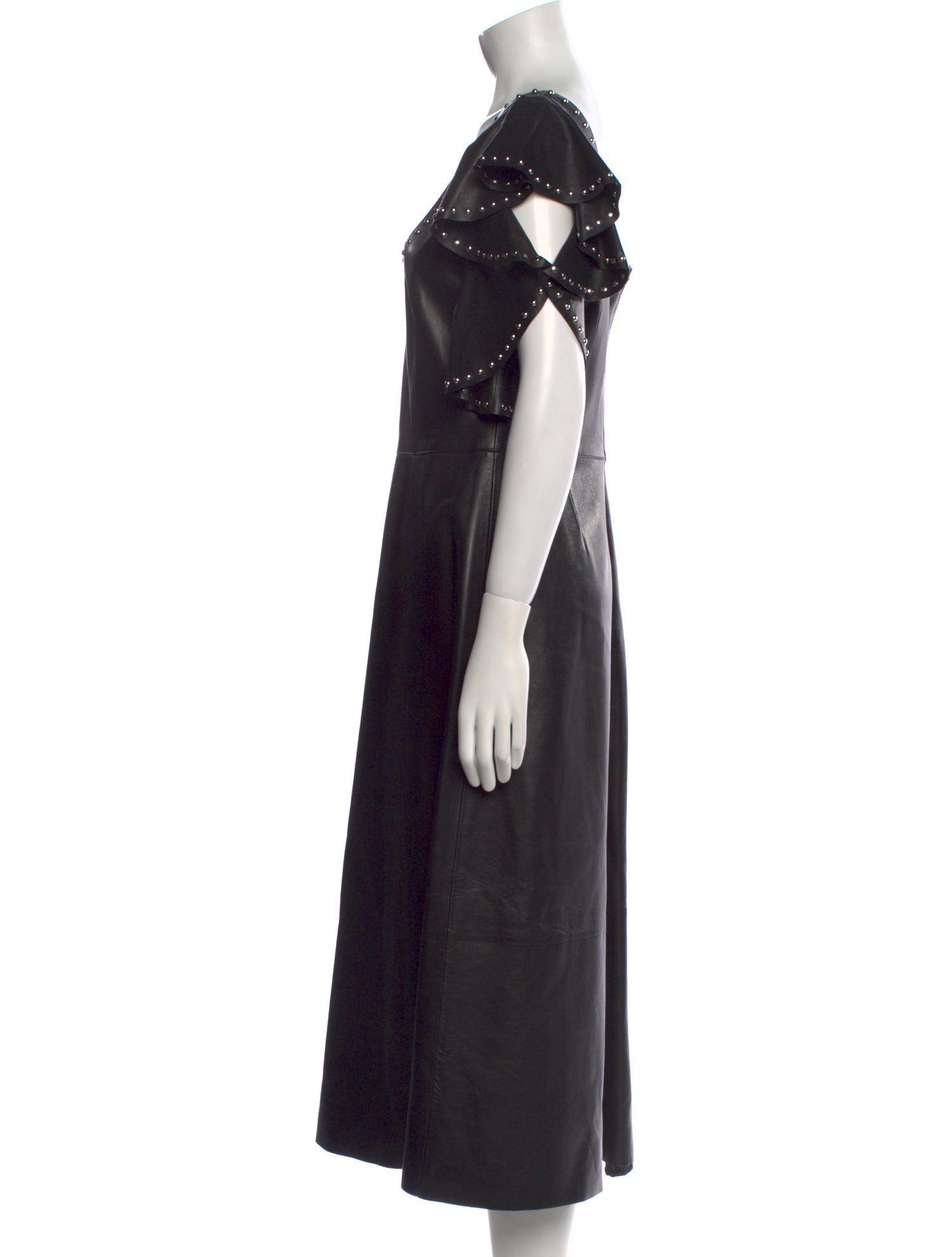 Alexander McQueen Lamb Leather Midi Length Dress - Black Dresses, Clothing - ALE244378 | The RealReal Alexander McQueen Lamb Leather Midi Length Dress - Black Dresses, Clothing - ALE244378 | The RealReal
