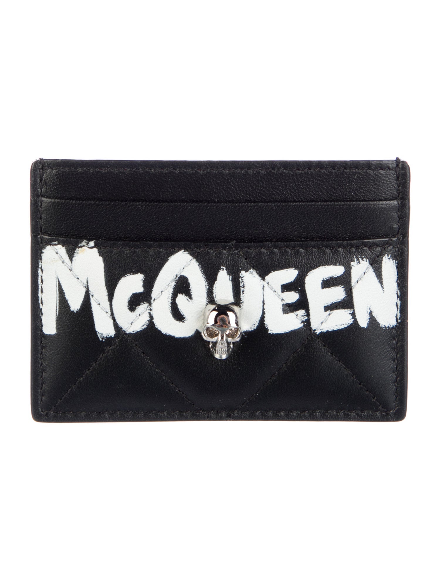 Alexander McQueen Skull Leather Card Holder