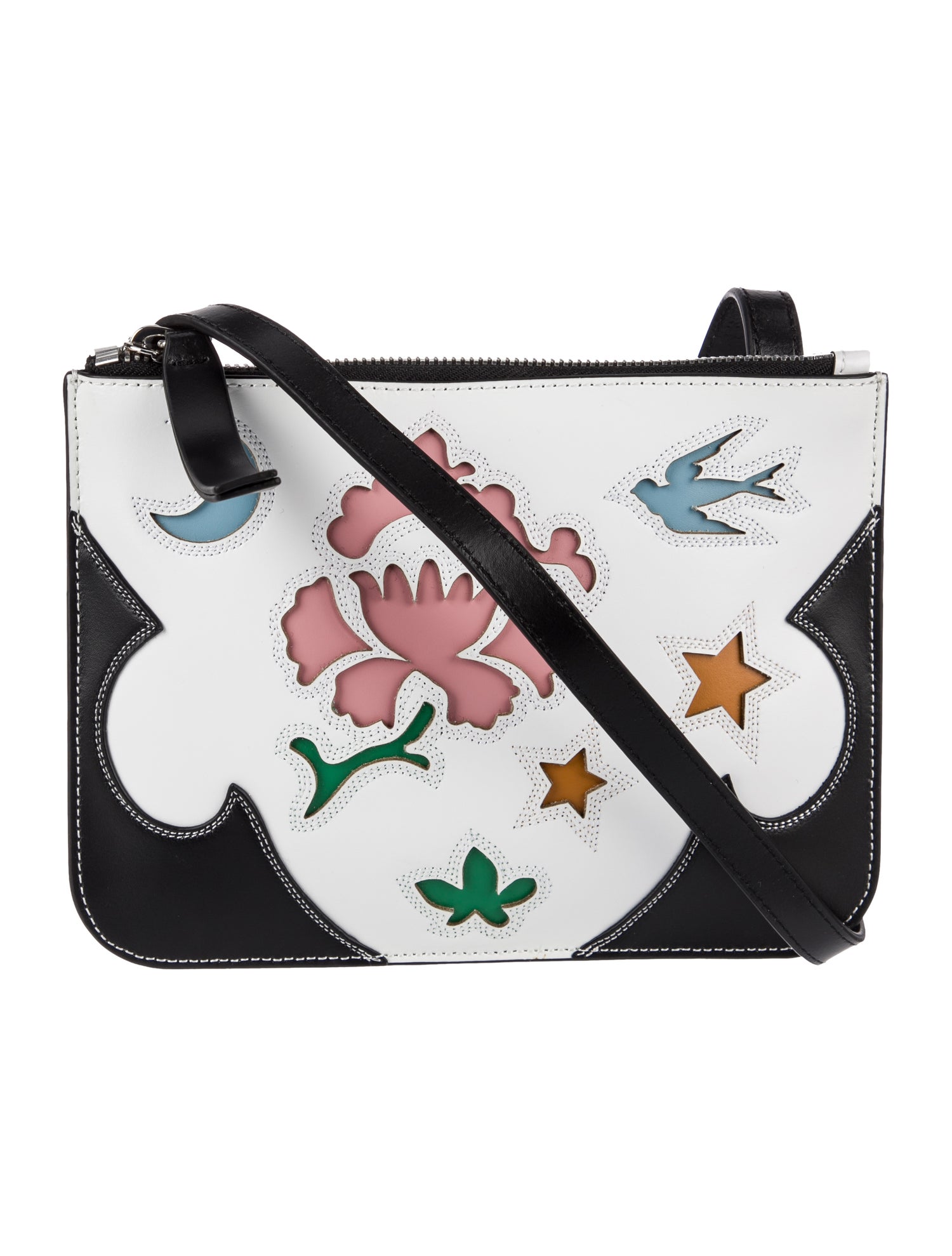 McQ Alexander McQueen Leather Messenger Bag