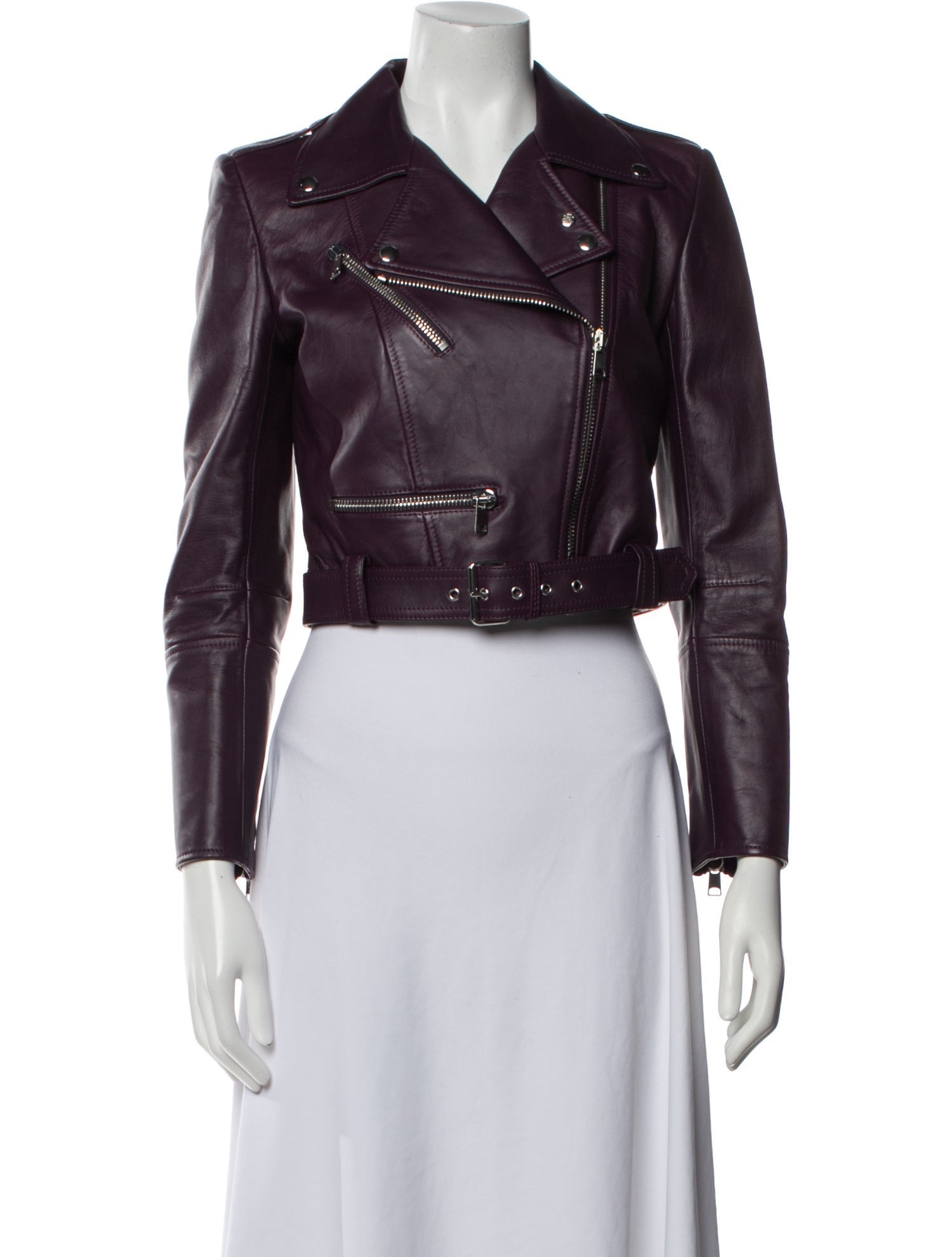 Alexander McQueen 2023 Leather Biker Jacket w/ Tags