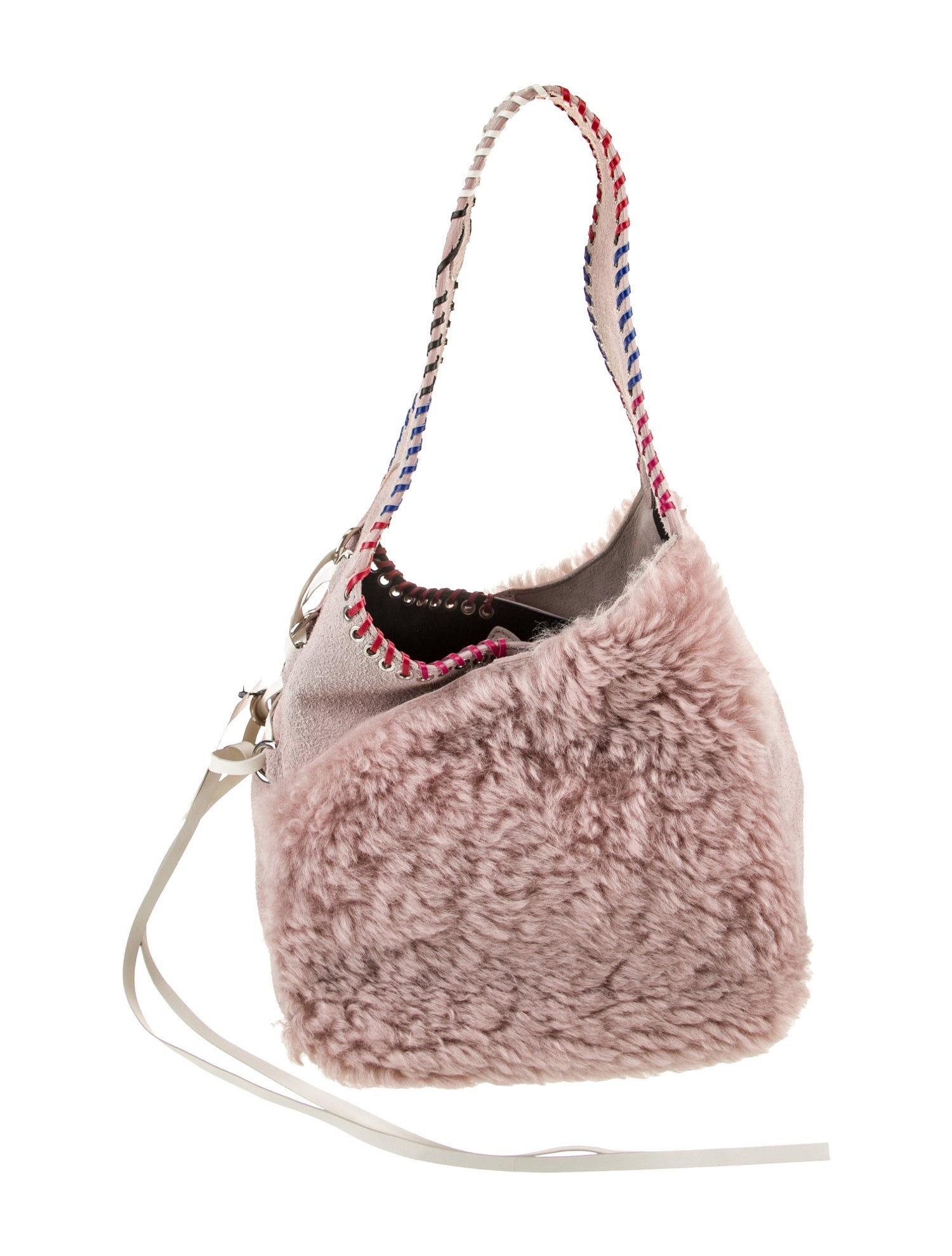 Alexander McQueen Shearling Hobo