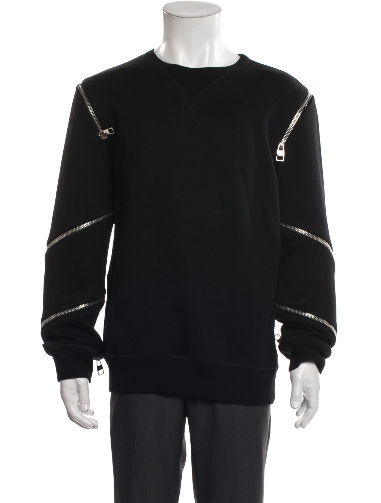 Alexander McQueen Crew Neck Long Sleeve Sweatshirt
