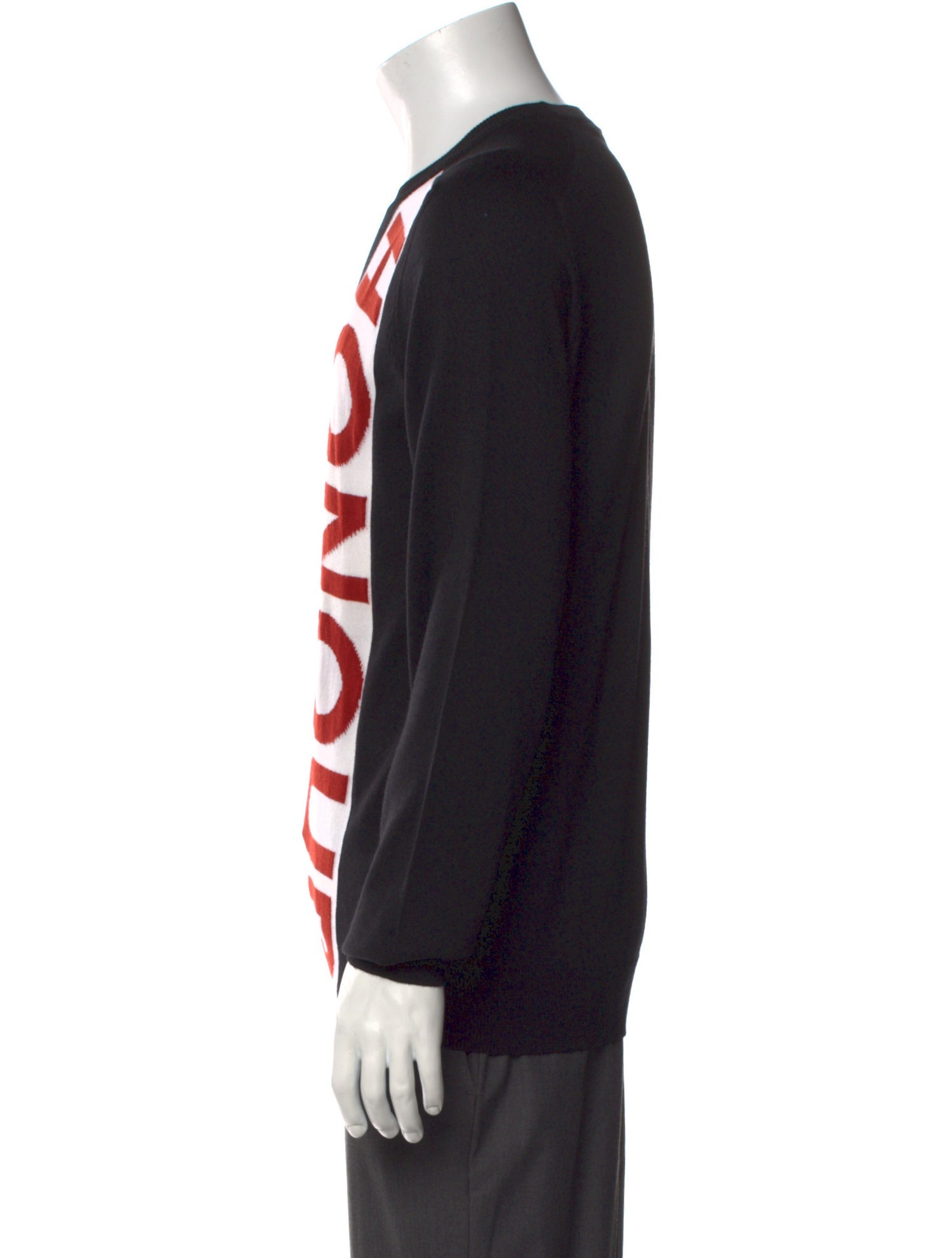Alexander McQueen Wool Graphic Print Pullover