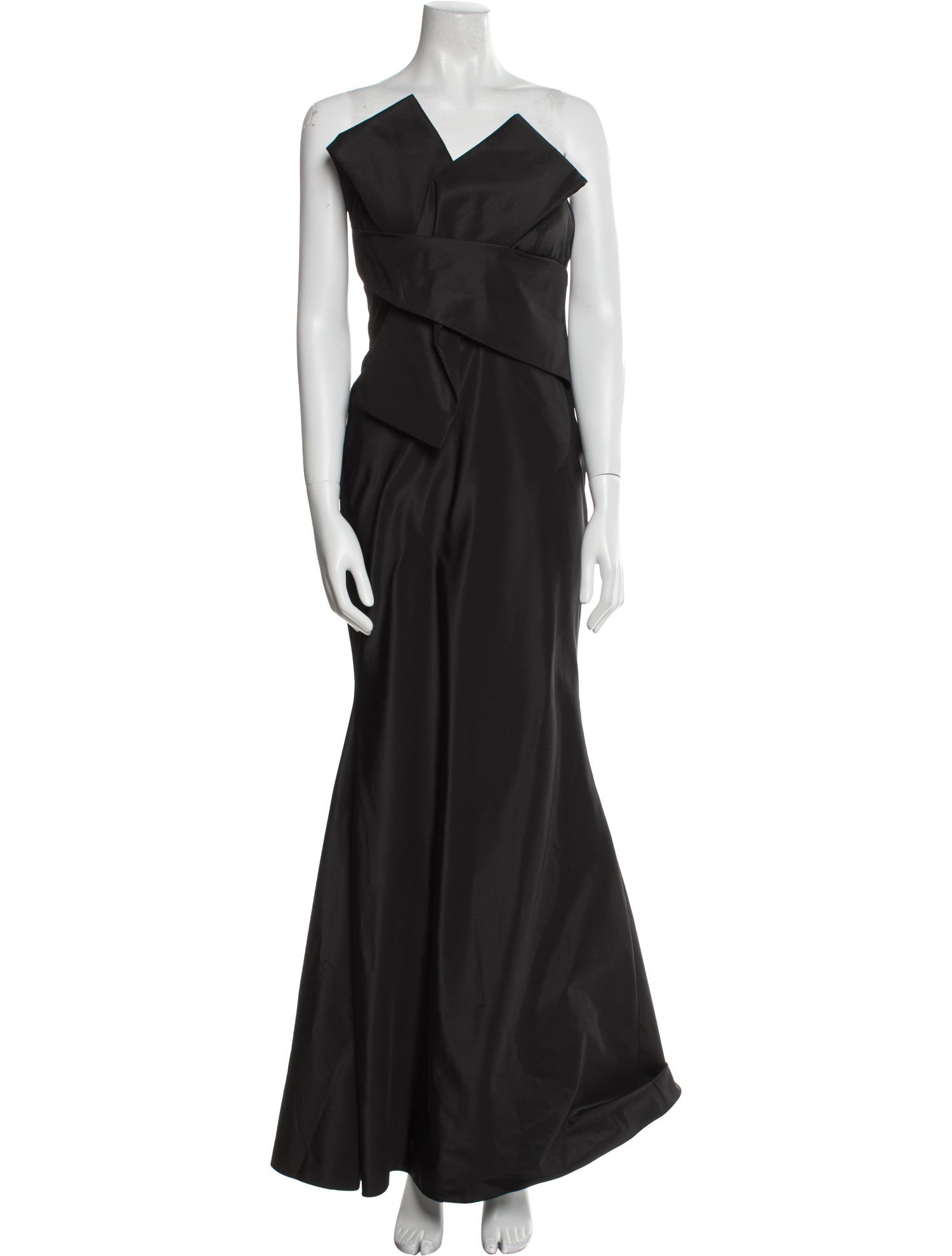 Alexander McQueen V-Neck Long Dress