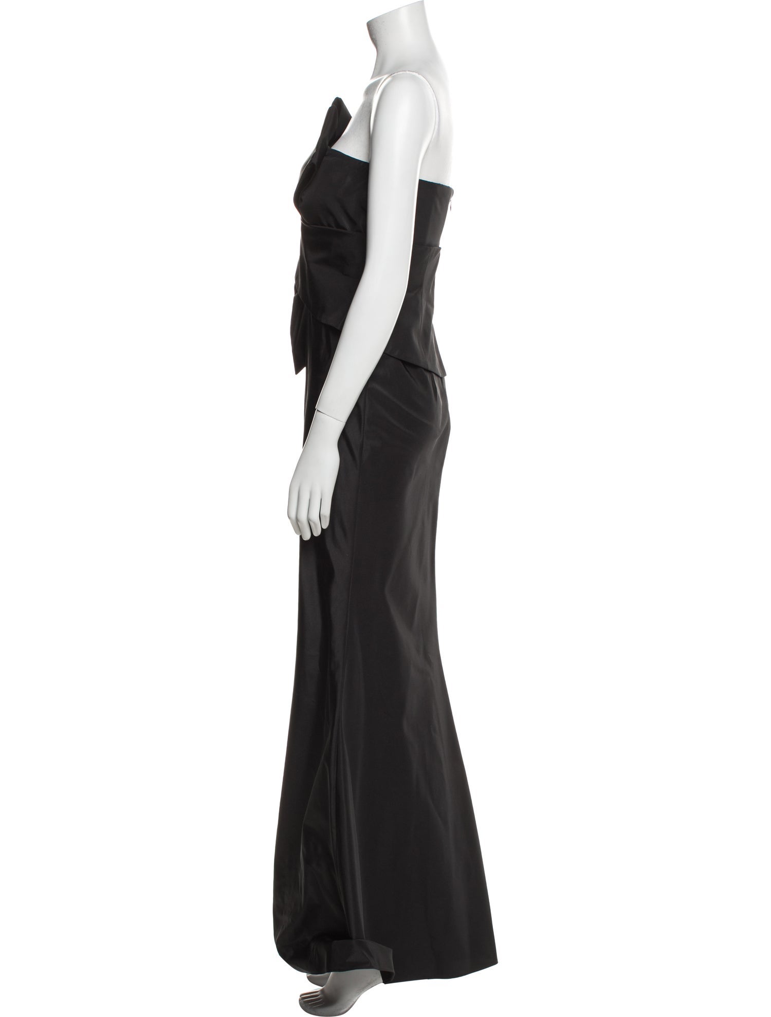 Alexander McQueen V-Neck Long Dress