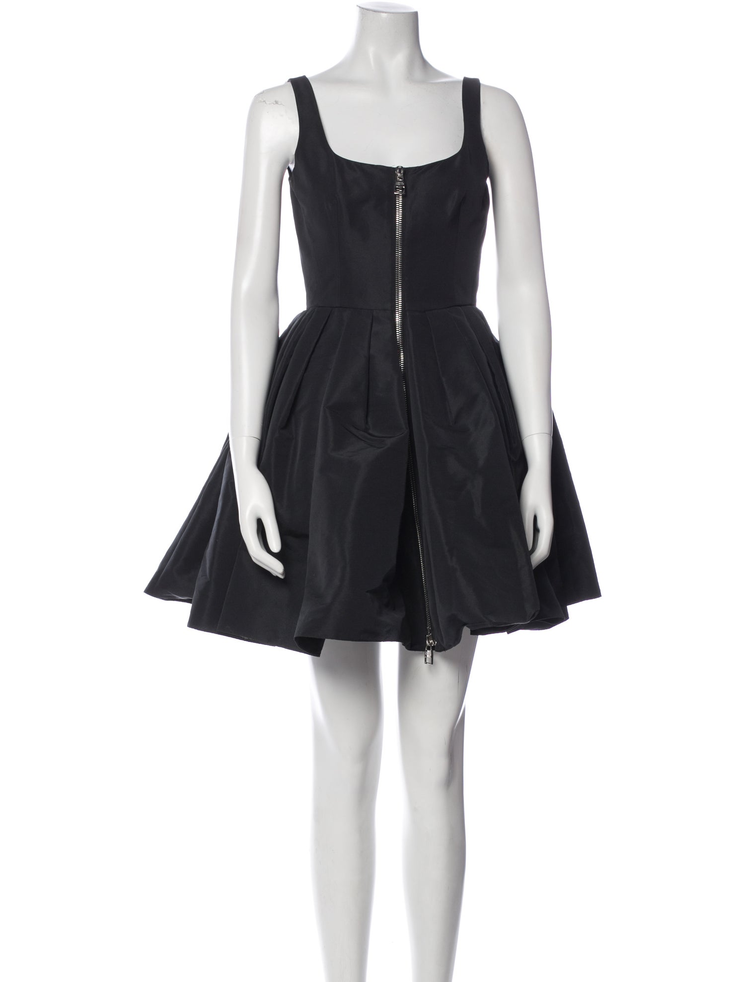 Alexander McQueen Square Neckline Mini Dress