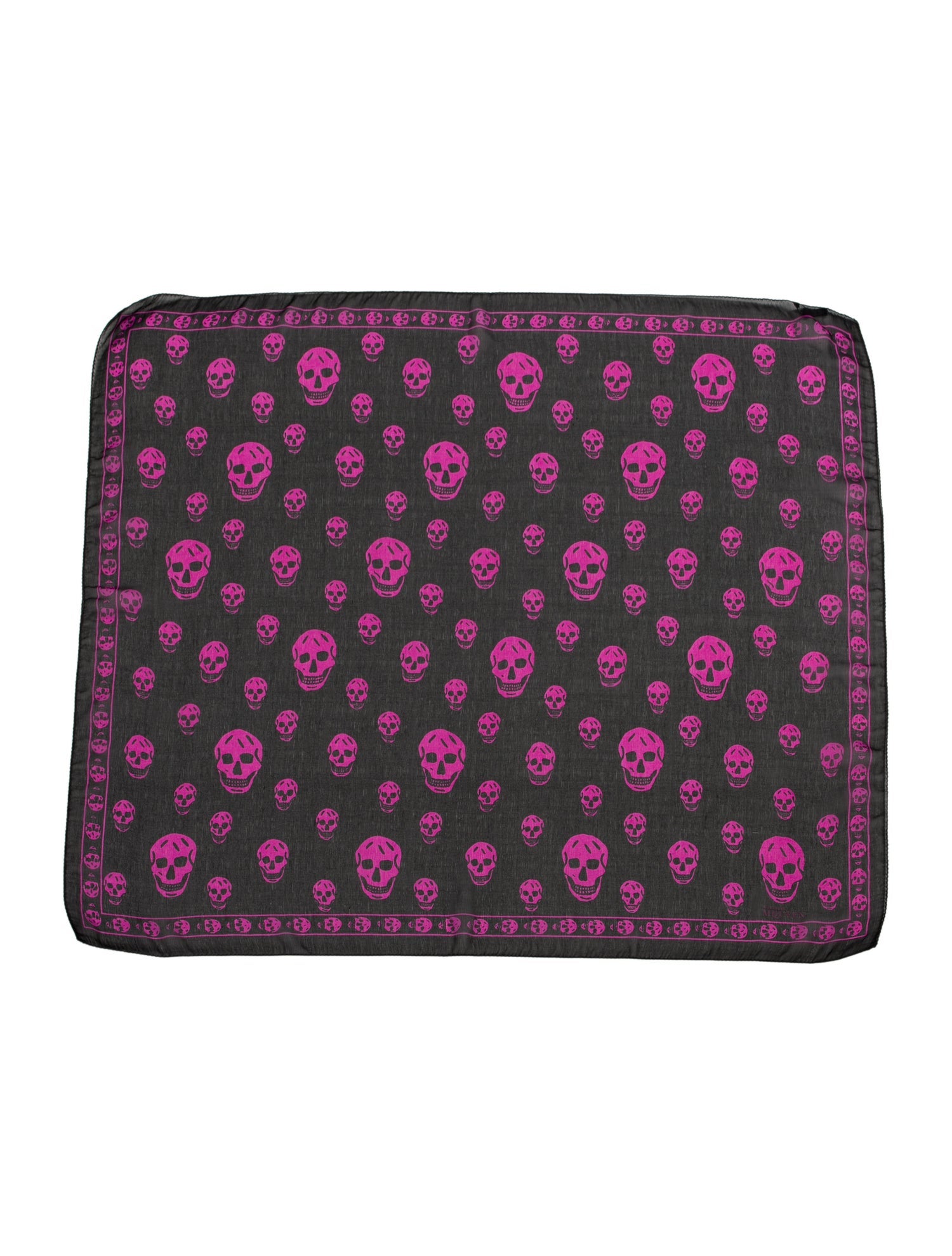 Alexander McQueen Silk Printed Scarf