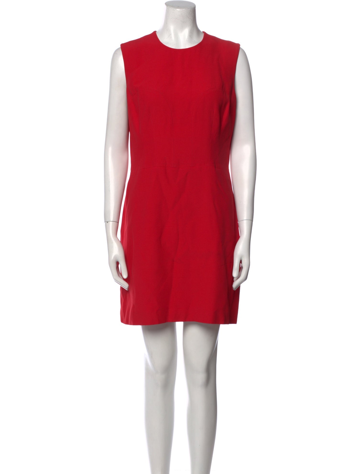 Alexander McQueen Crew Neck Mini Dress