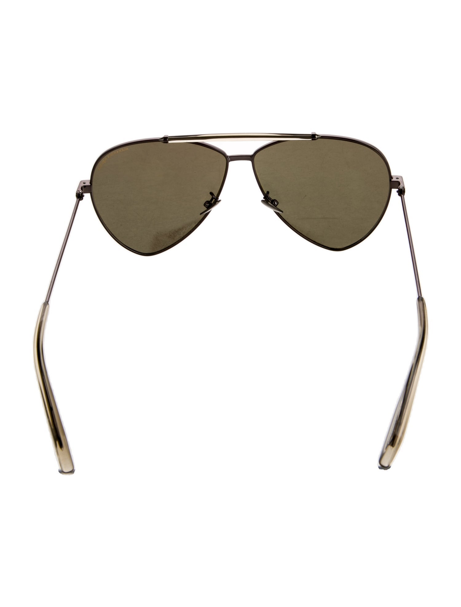 Alexander McQueen Aviator Mirrored Sunglasses