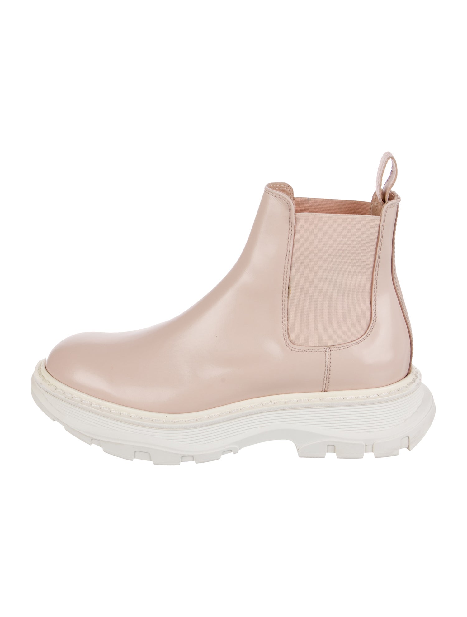 Alexander McQueen Leather Chelsea Boots