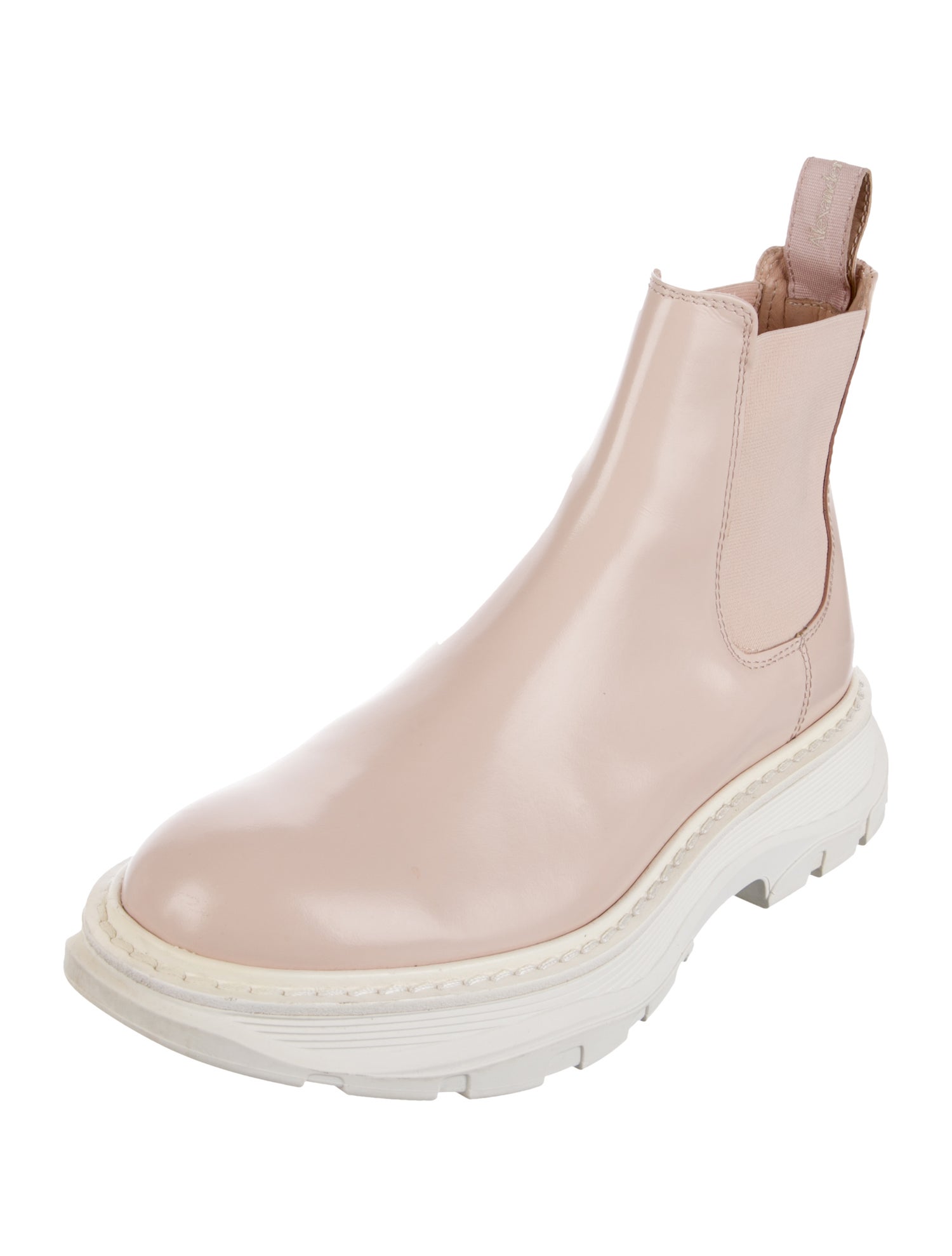 Alexander McQueen Leather Chelsea Boots