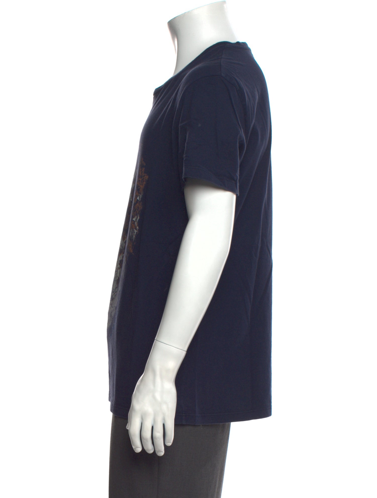 Alexander McQueen Printed Crew Neck T-Shirt