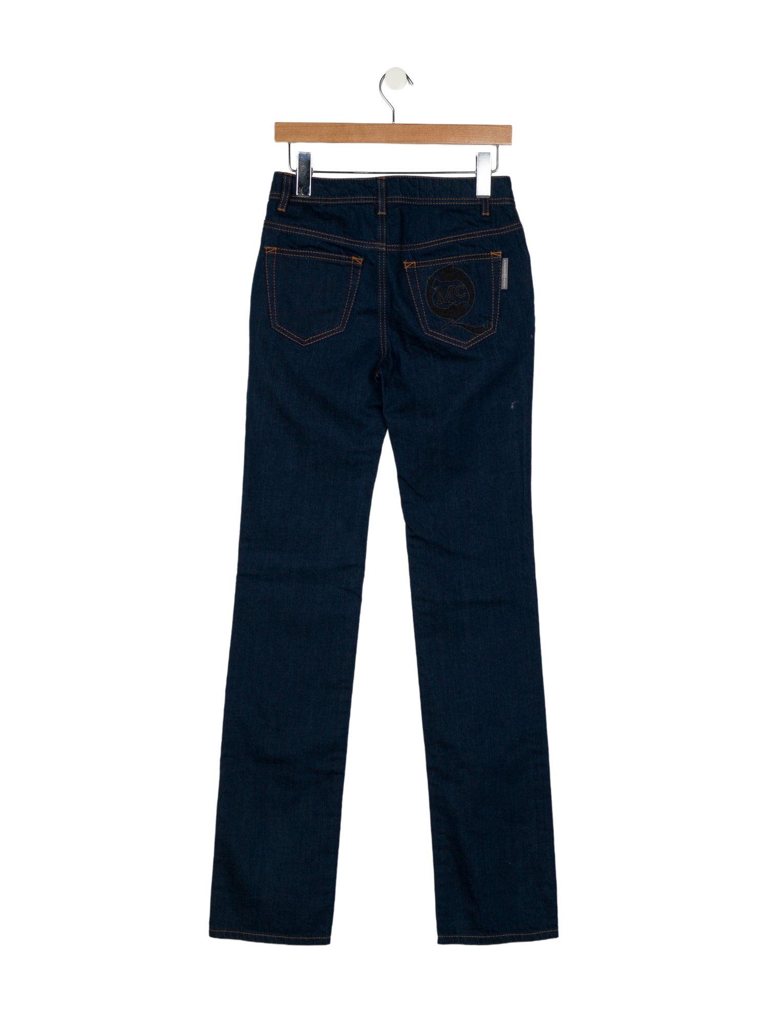 Alexander McQueen Mid-Rise Straight Leg Jeans w/ Tags