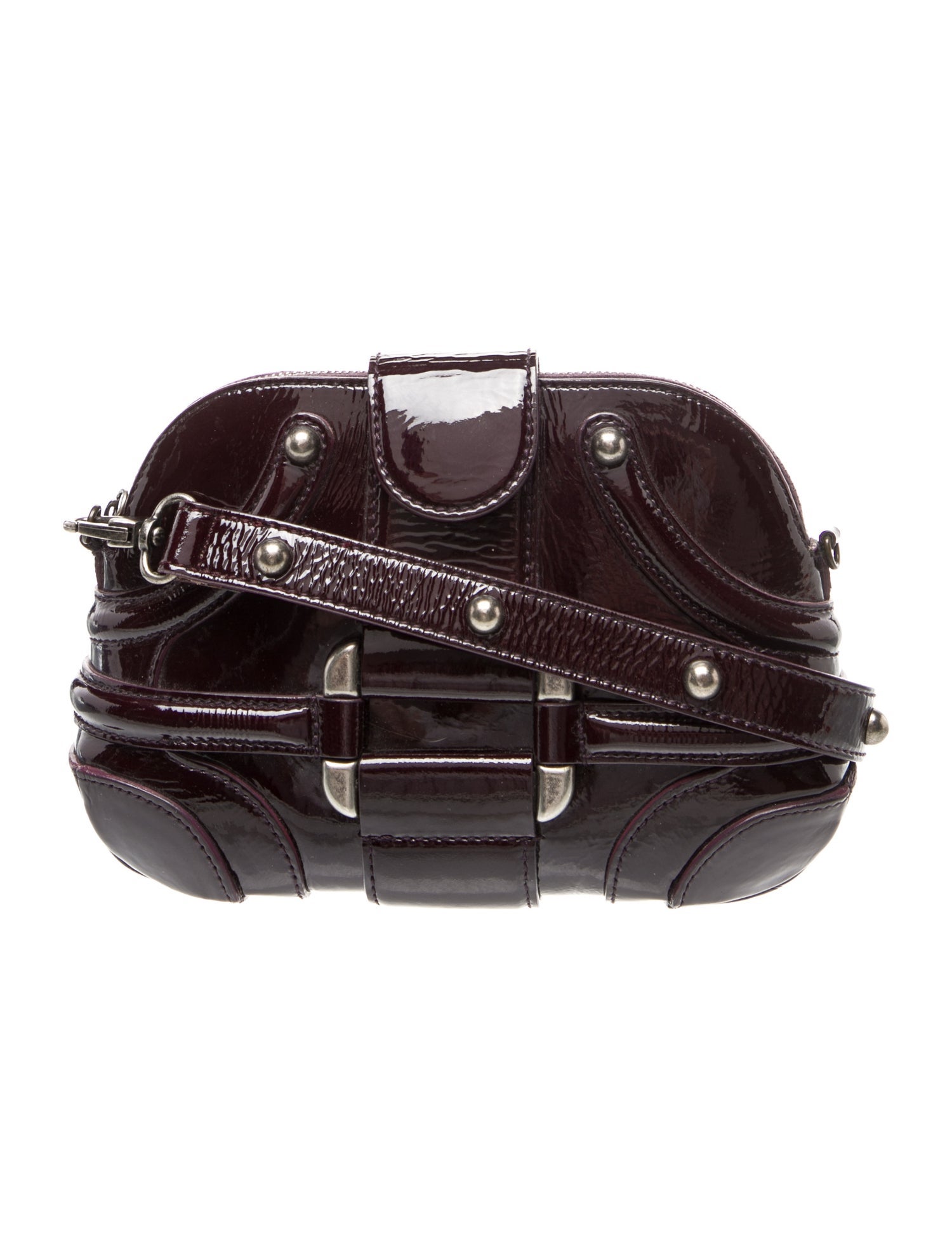Alexander McQueen Patent Leather Crossbody Bag