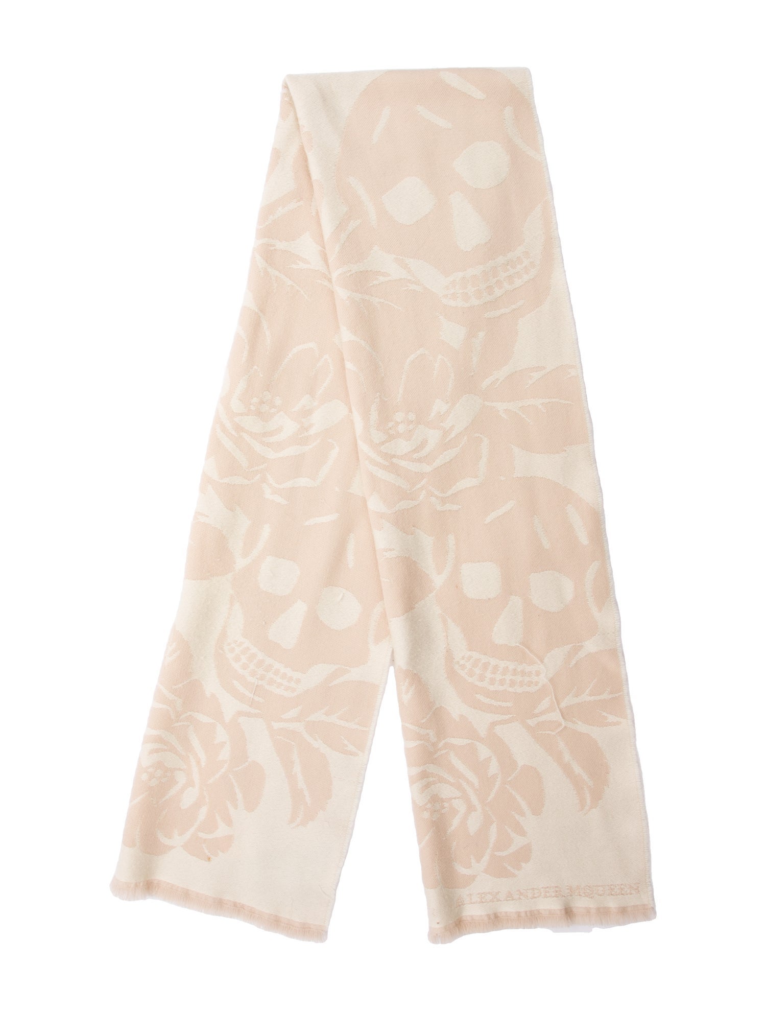 Alexander McQueen Wool Printed Scarf