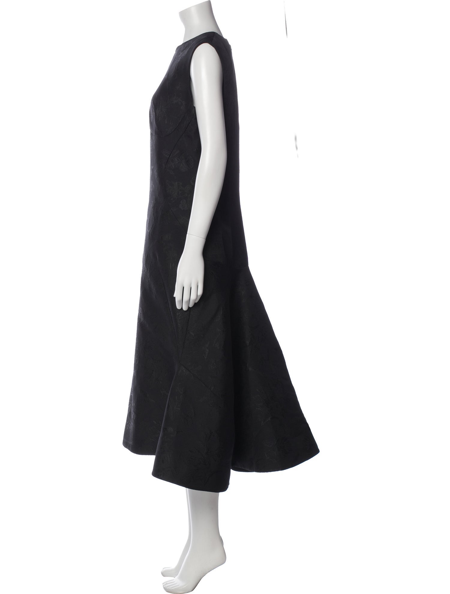 Alexander McQueen Crew Neck Long Dress