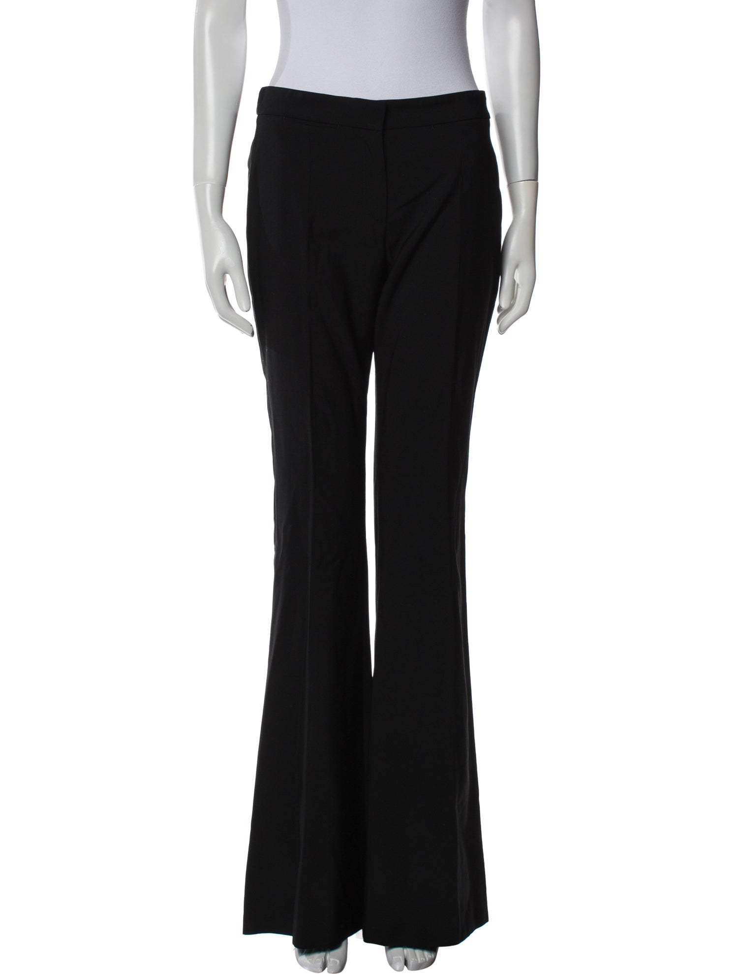 Alexander McQueen Wool Wide Leg Pants