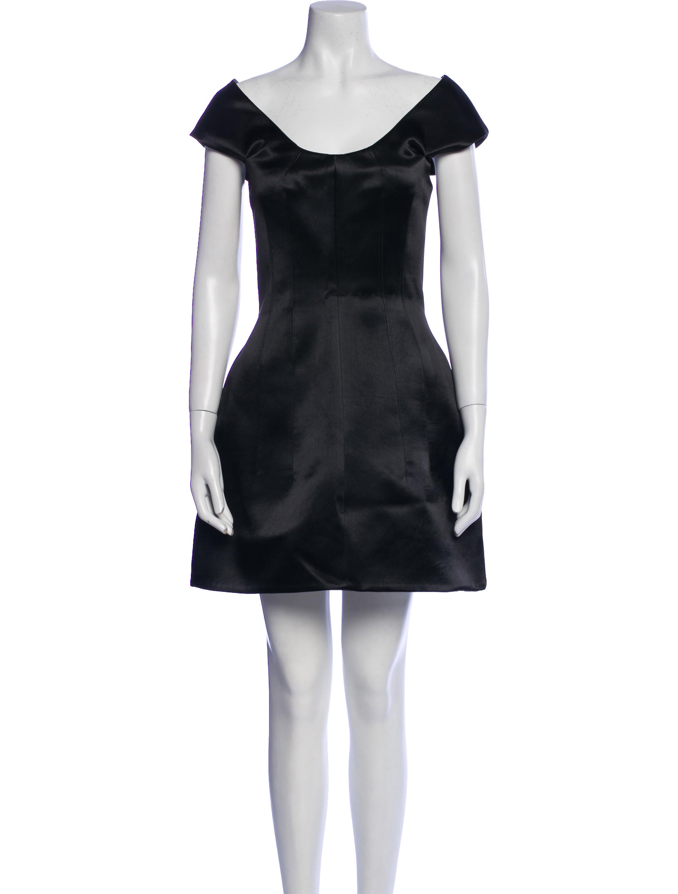 Alexander McQueen Scoop Neck Mini Dress