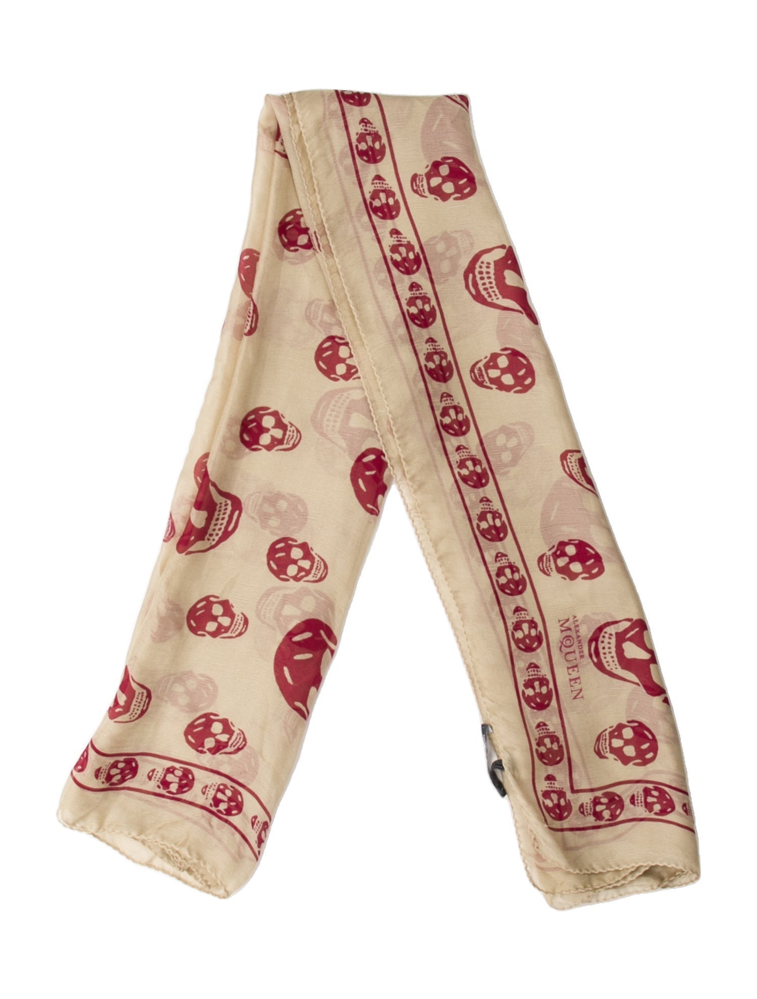Alexander McQueen Silk Skull Scarf