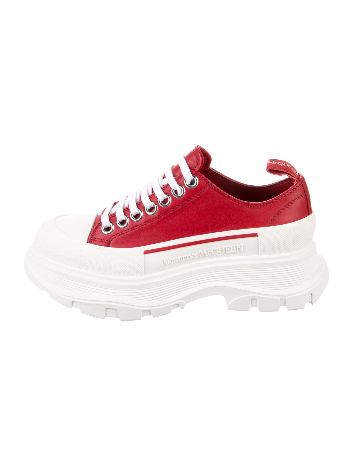 Alexander McQueen Leather Chunky Sneakers