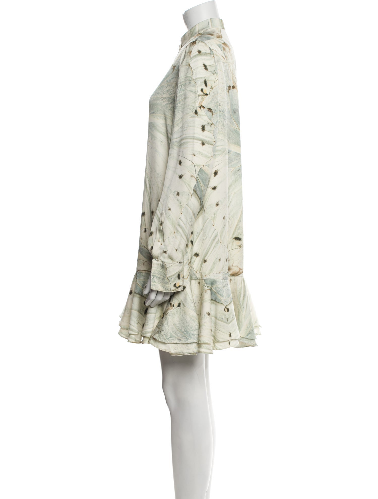 Alexander McQueen Silk Mini Dress
