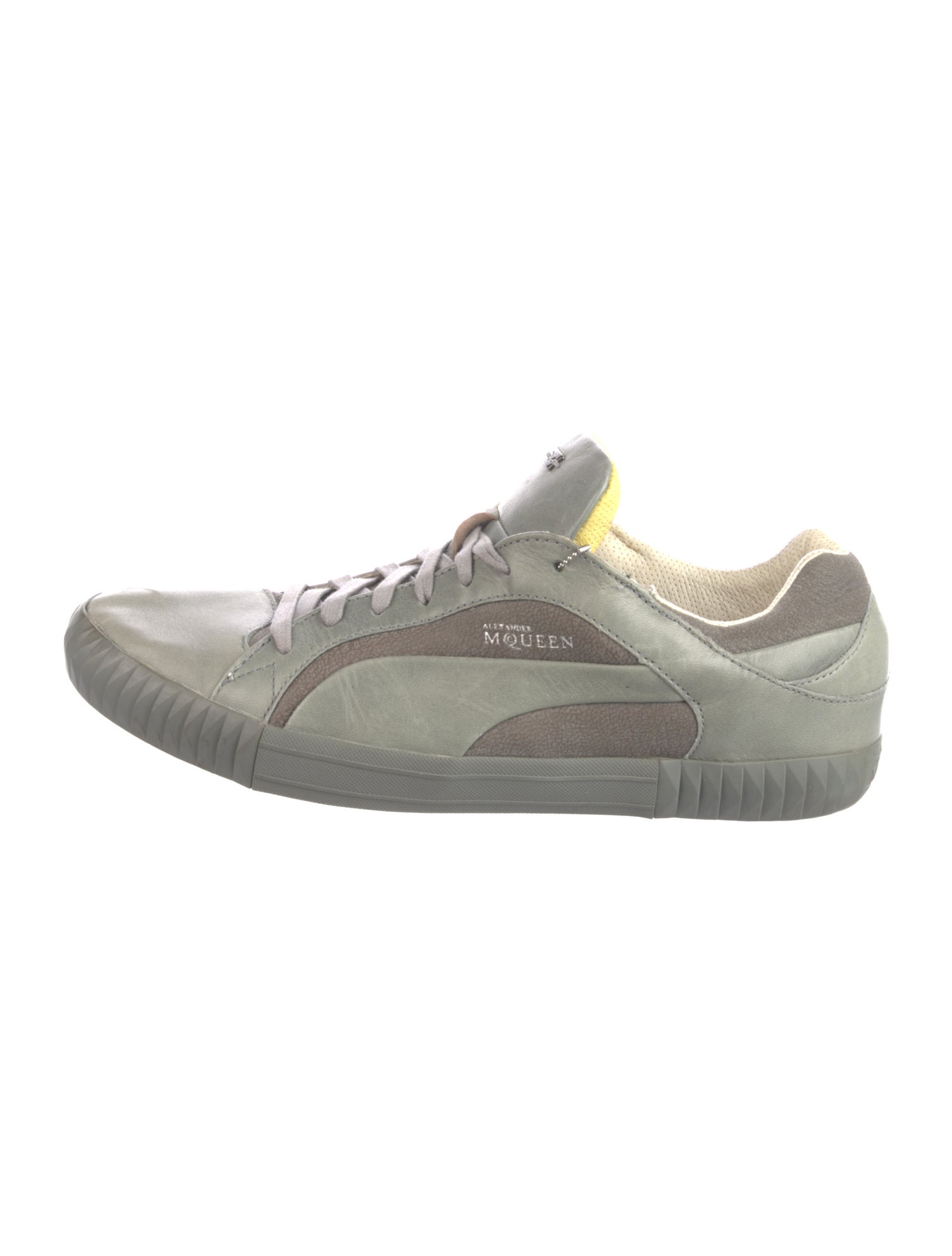 Alexander McQueen Leather Printed Sneakers