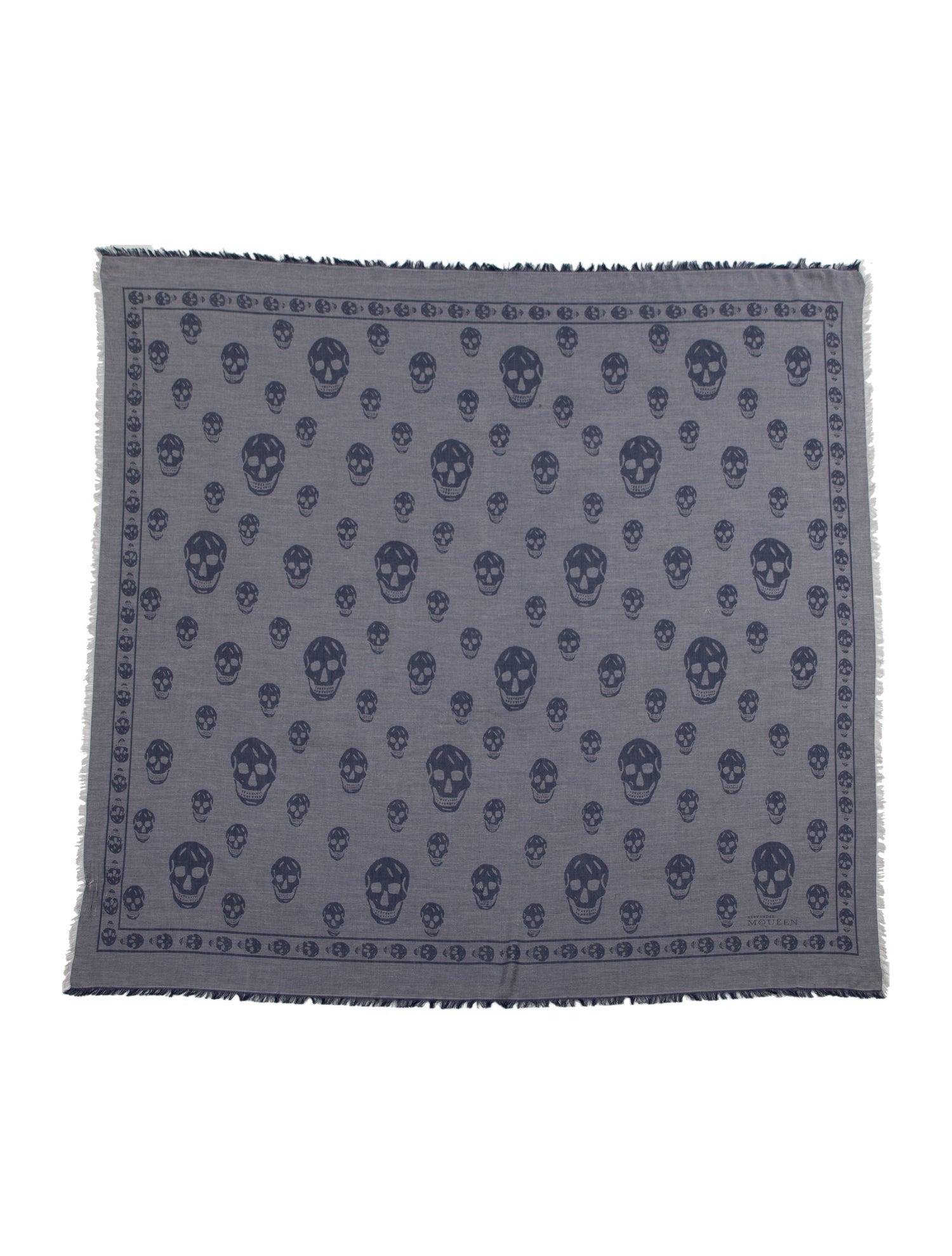 Alexander McQueen Skull Printed Scarf