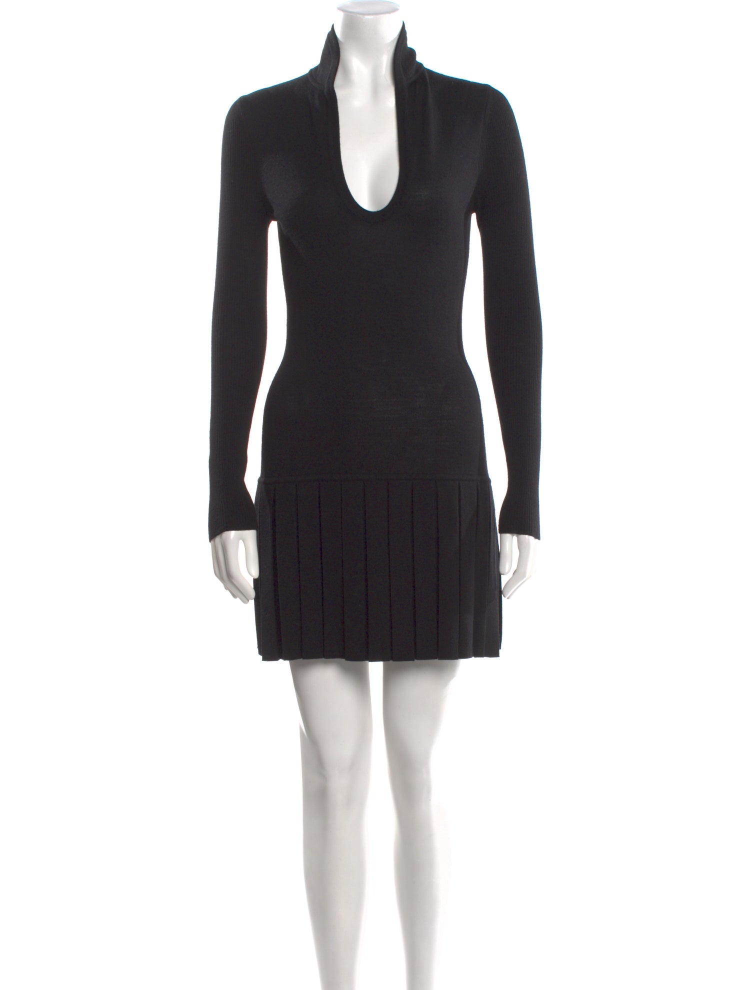 Alexander McQueen Wool Mini Dress