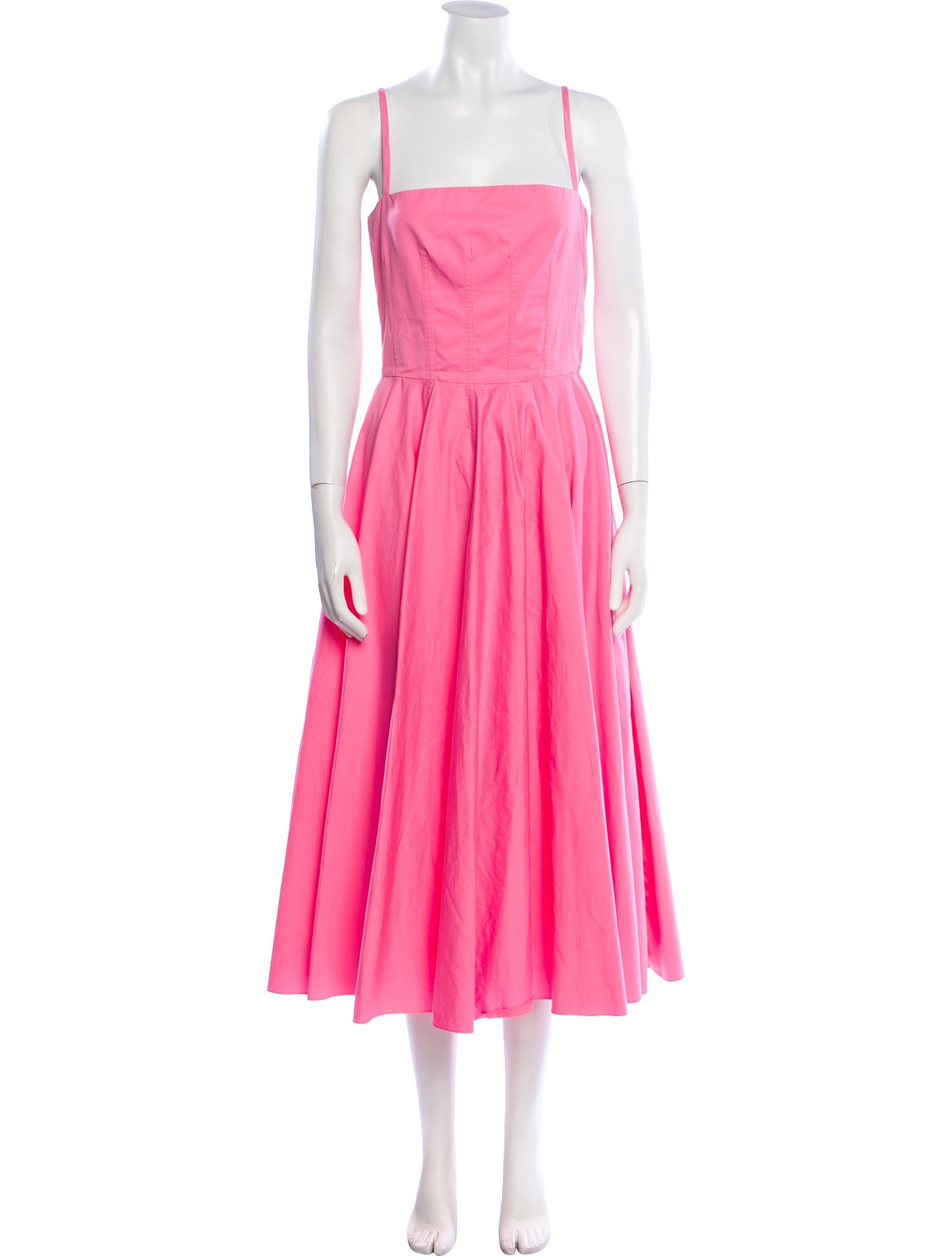 Alexander McQueen Square Neckline Long Dress