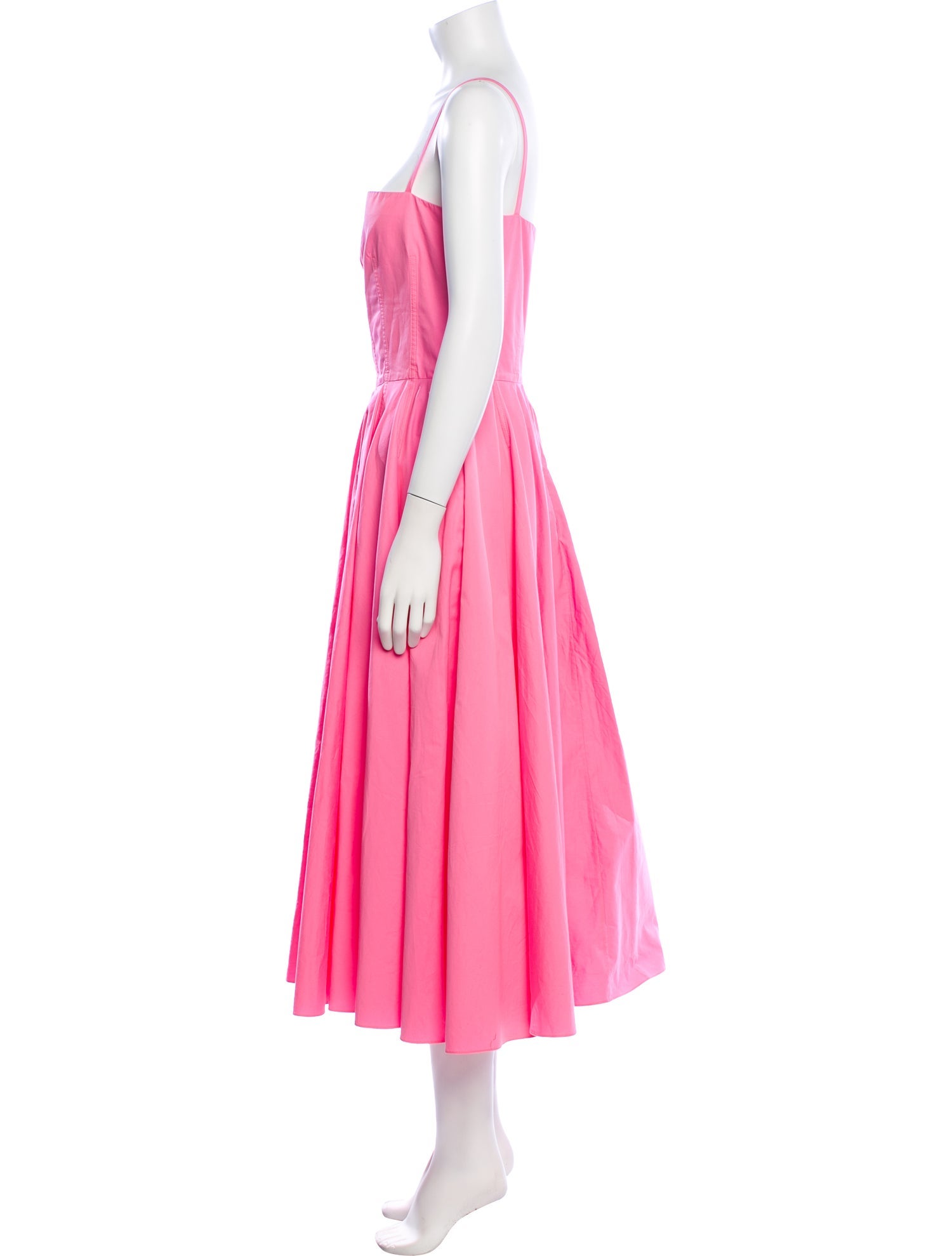 Alexander McQueen Square Neckline Long Dress