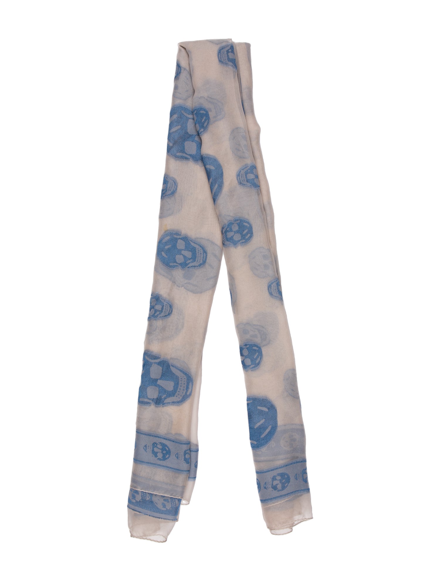 Alexander McQueen Silk Skull Scarf