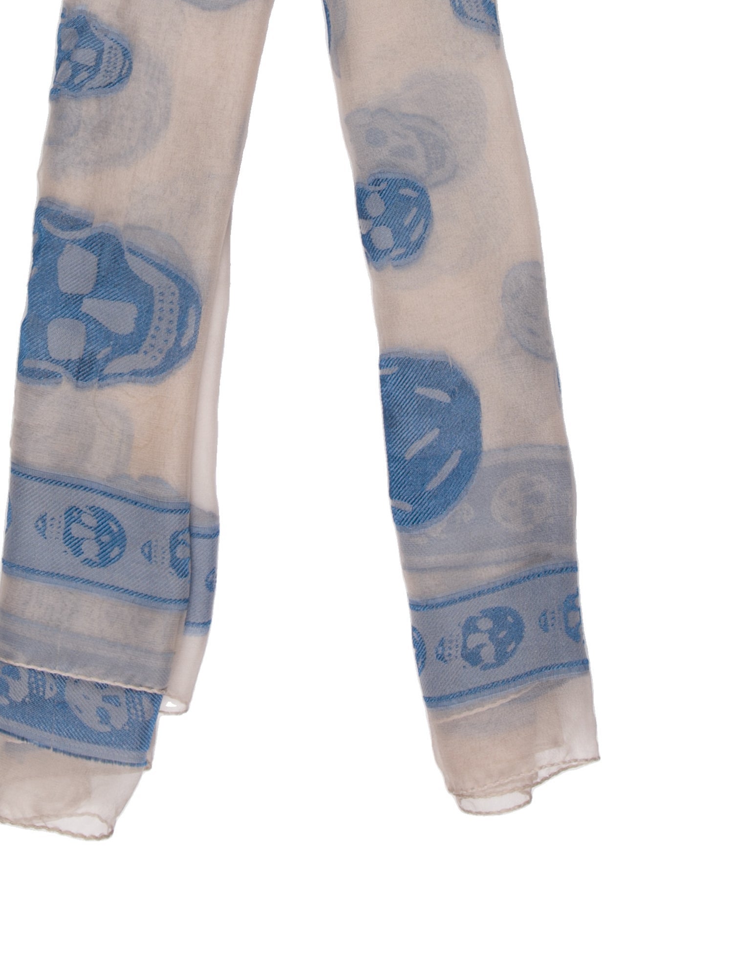 Alexander McQueen Silk Skull Scarf