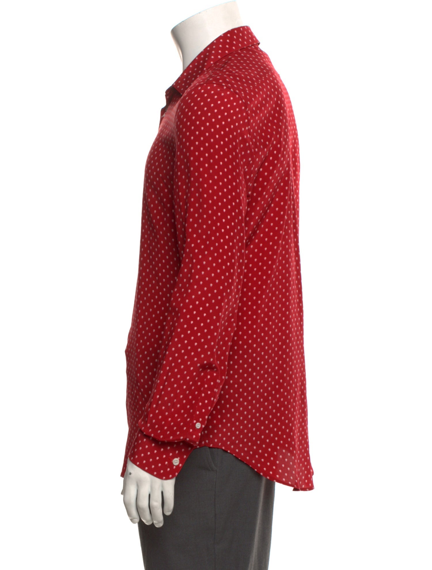 Alexander McQueen Skull Silk Dress Shirt