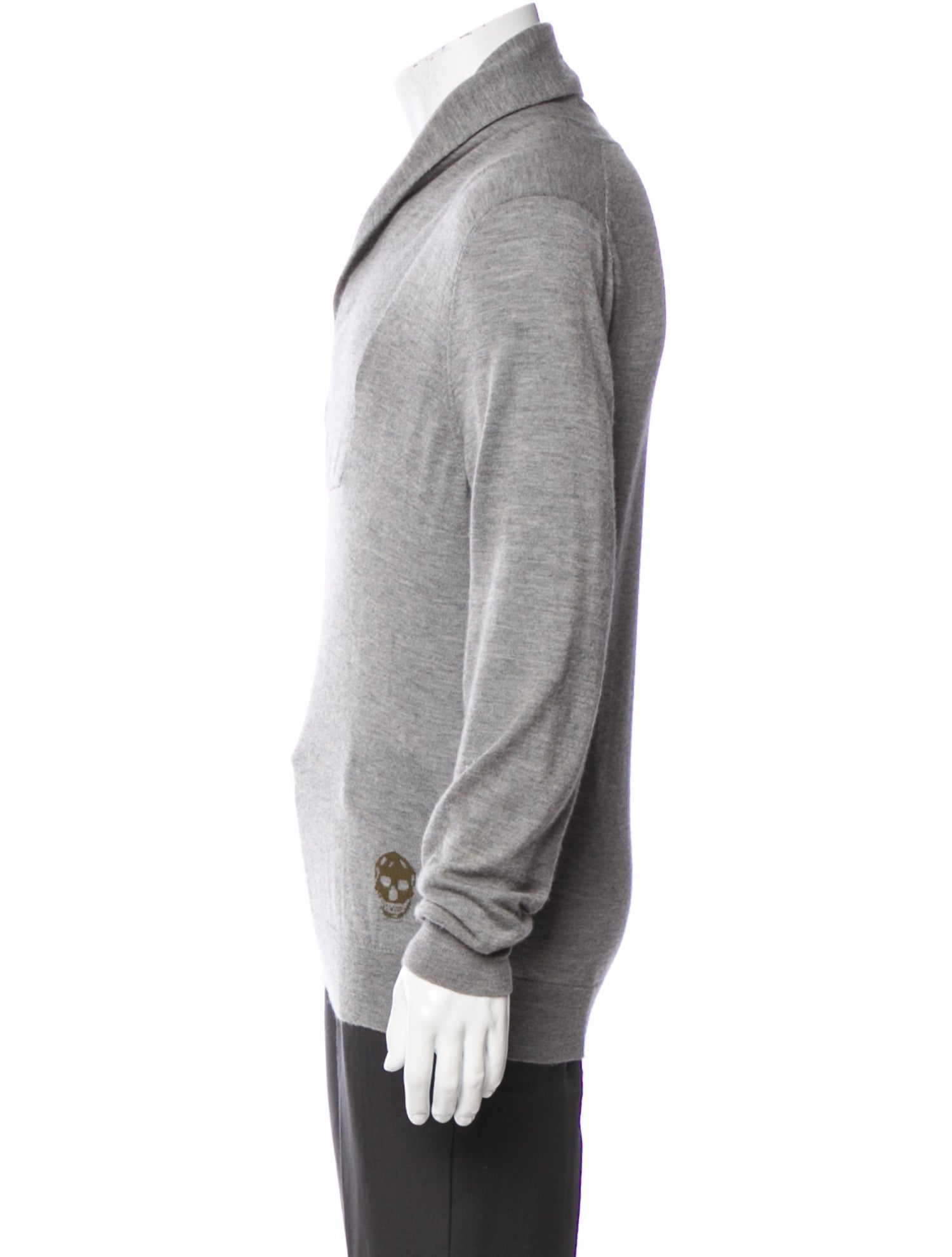 Alexander McQueen Cashmere V-Neck Pullover
