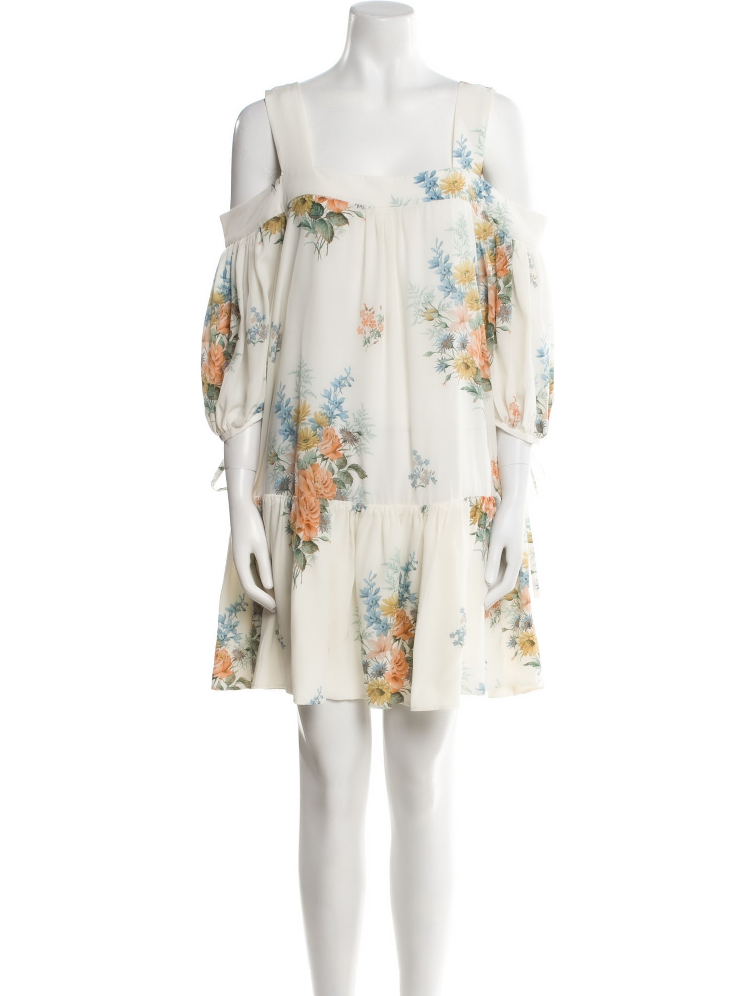 Alexander McQueen Silk Mini Dress