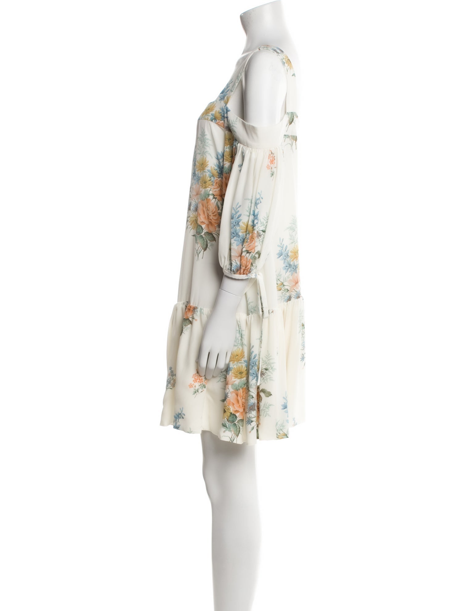 Alexander McQueen Silk Mini Dress