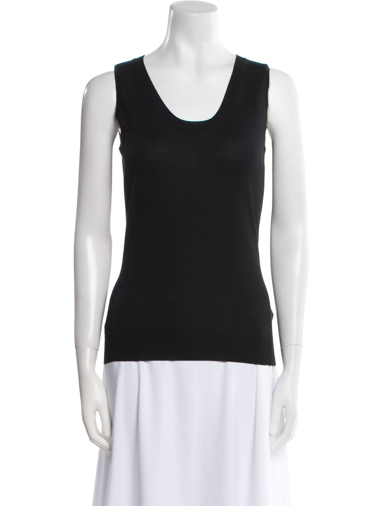 Alexander McQueen Wool Scoop Neck Top w/ Tags