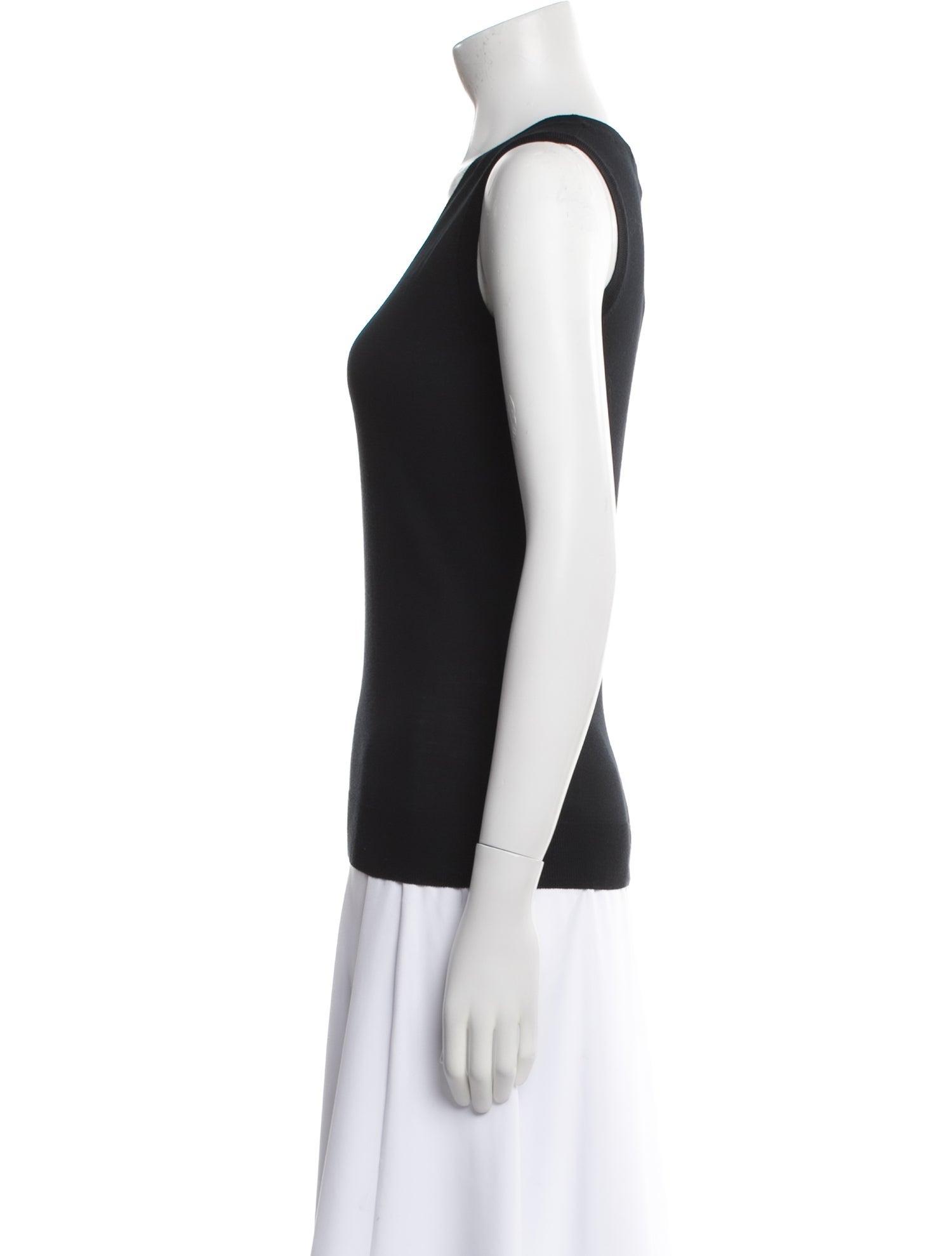 Alexander McQueen Wool Scoop Neck Top w/ Tags