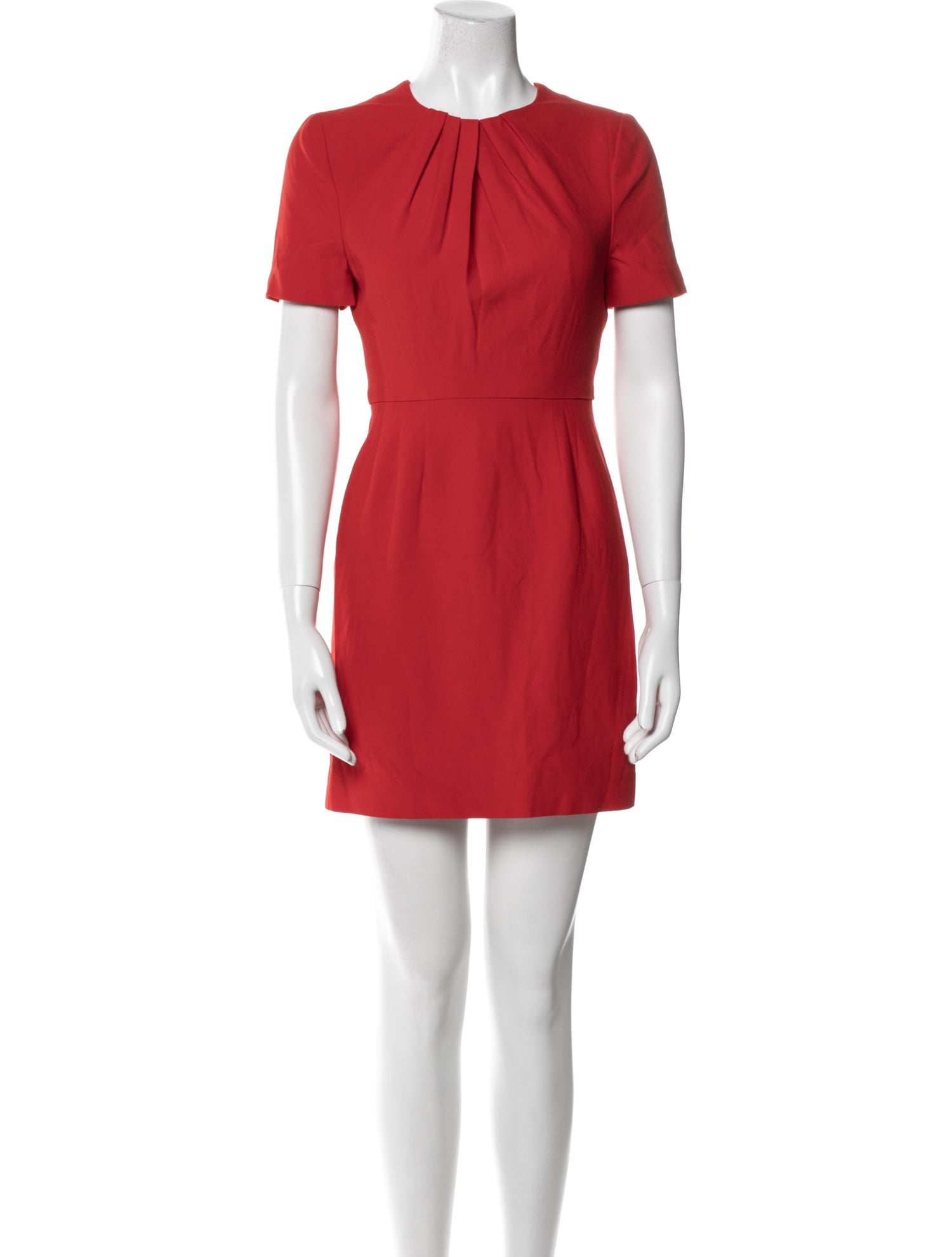 Alexander McQueen Crew Neck Mini Dress