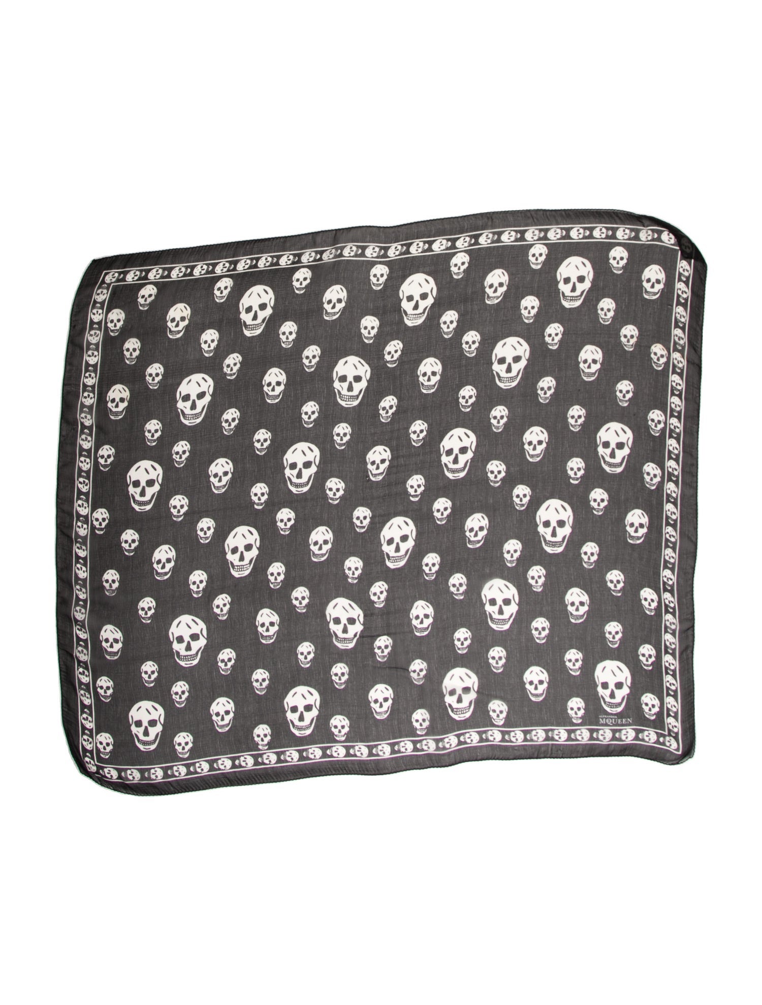 Alexander McQueen Silk Skull Scarf