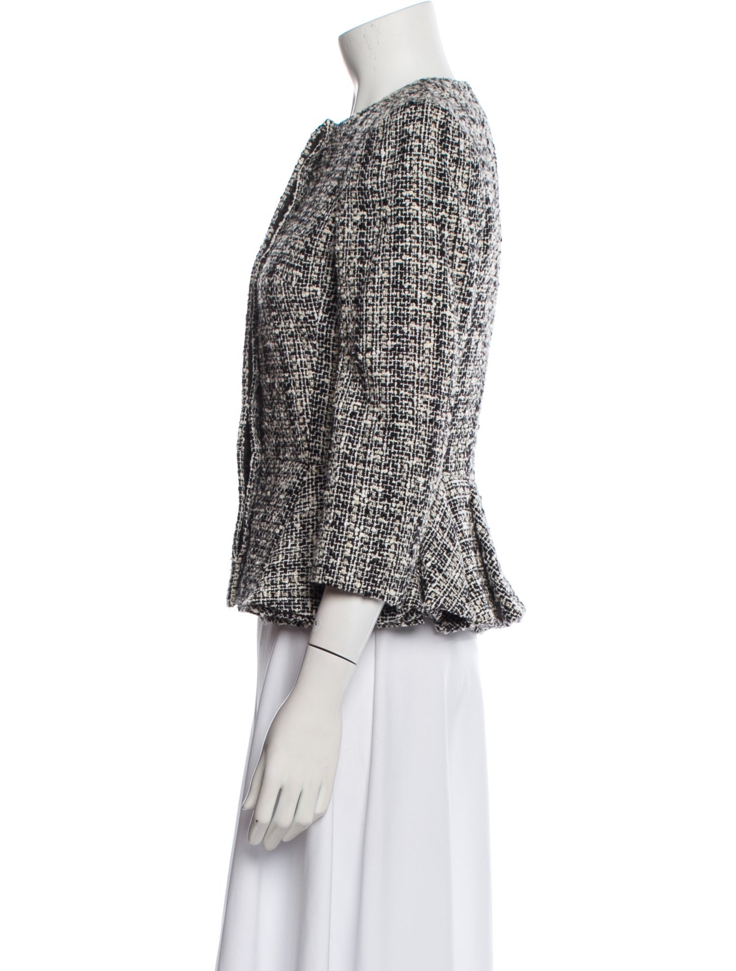 Alexander McQueen Tweed Pattern Evening Jacket